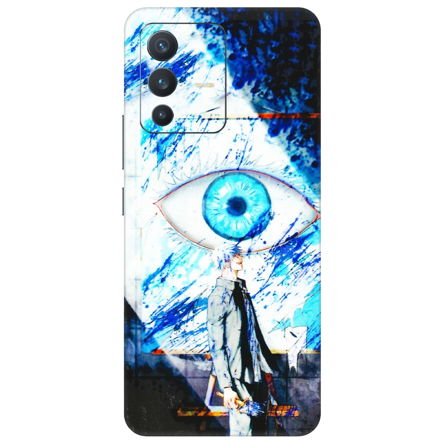 VIVO Z/V/X/T/U/S Series Phone Skins (All Models) - Gojo Satoru evil eye - 3D Embossed Finish (L-239) Vivo V23 (5G)