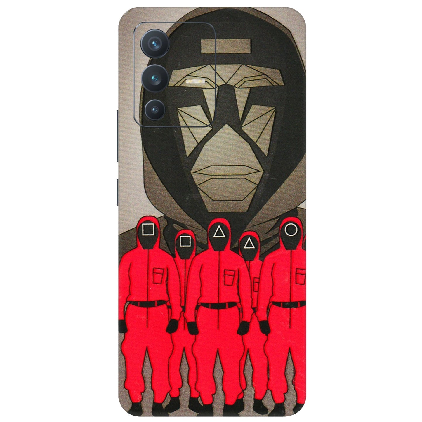 VIVO Z/V/X/T/U/S Series Phone Skins (All Models) - Squid Game Hero - 3D Embossed Finish (L-245) Vivo V23 (5G)