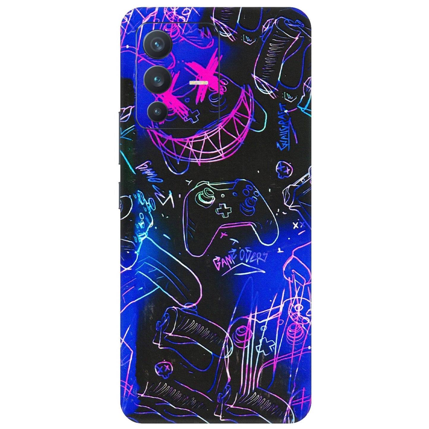 VIVO Z/V/X/T/U/S Series Phone Skins (All Models) - Gamers Paradise - 3D Embossed Finish (L-258) Vivo V23 (5G)