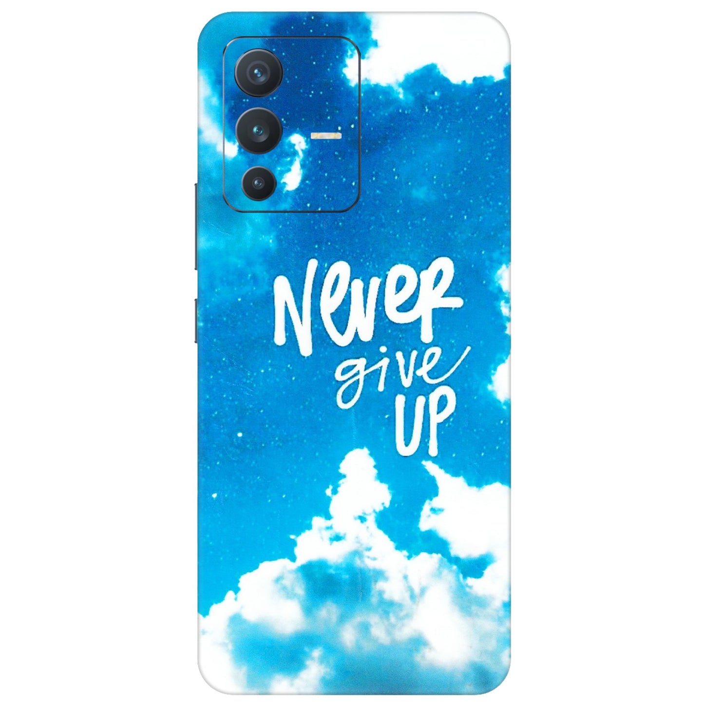 VIVO Z/V/X/T/U/S Series Phone Skins (All Models) - Never Give Up - 3D Embossed Finish (L-279) Vivo V23 (5G)