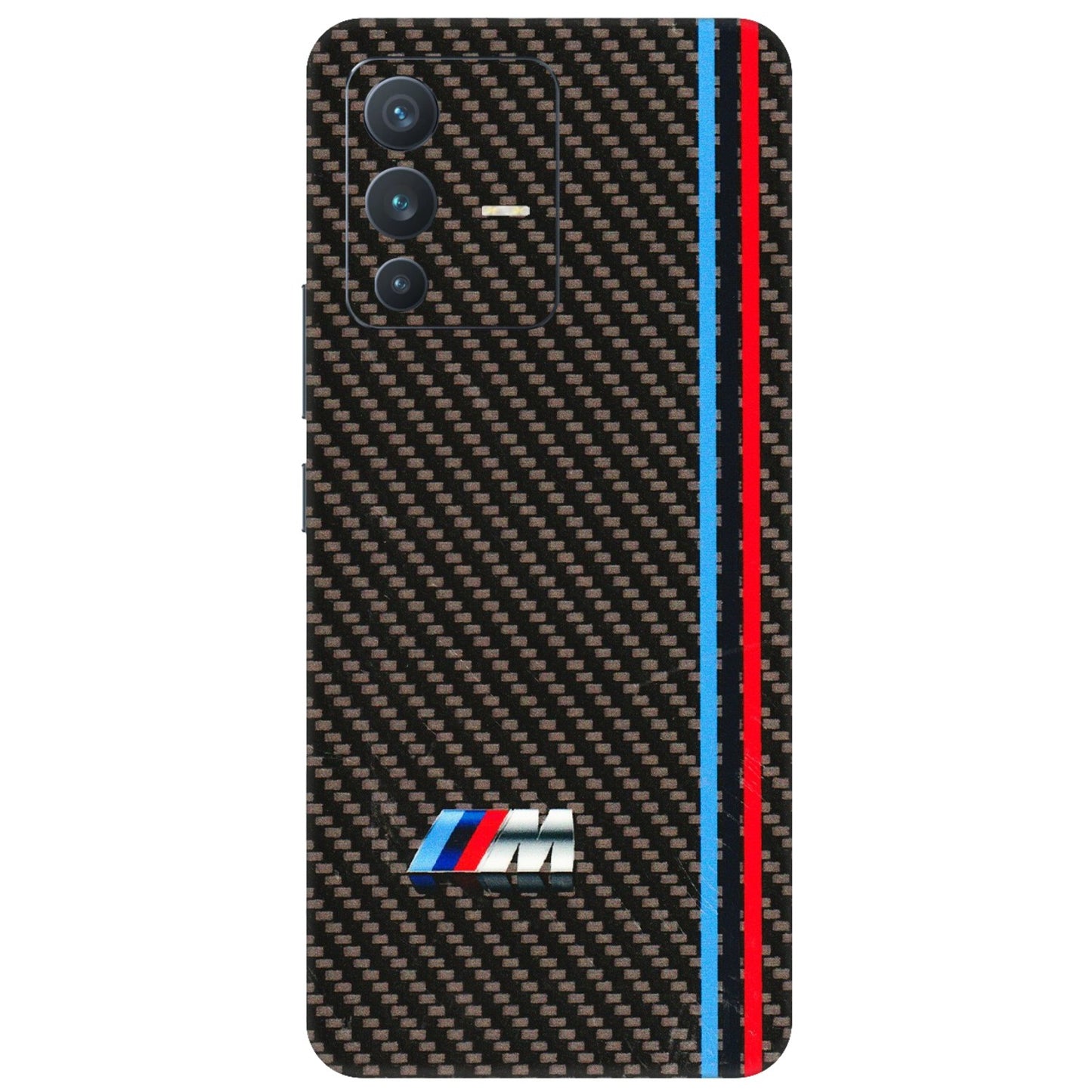 VIVO Z/V/X/T/U/S Series Phone Skins (All Models) - BM Carbon Fiber Feels - 3D Embossed Finish (L-38) Vivo V23 (5G)