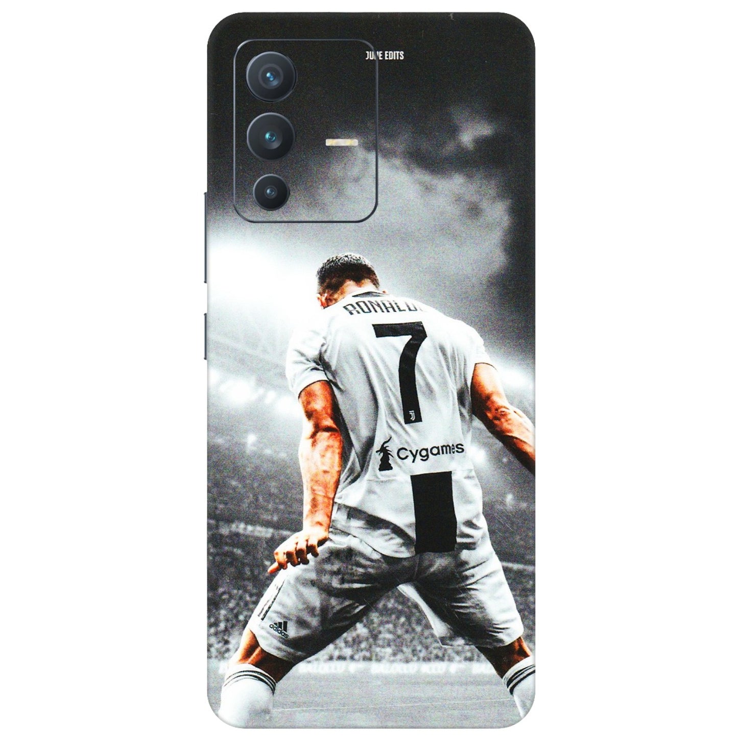VIVO Z/V/X/T/U/S Series Phone Skins (All Models) - Ronaldo CR7 Crazy - 3D Embossed Finish (L-44) Vivo V23 (5G)