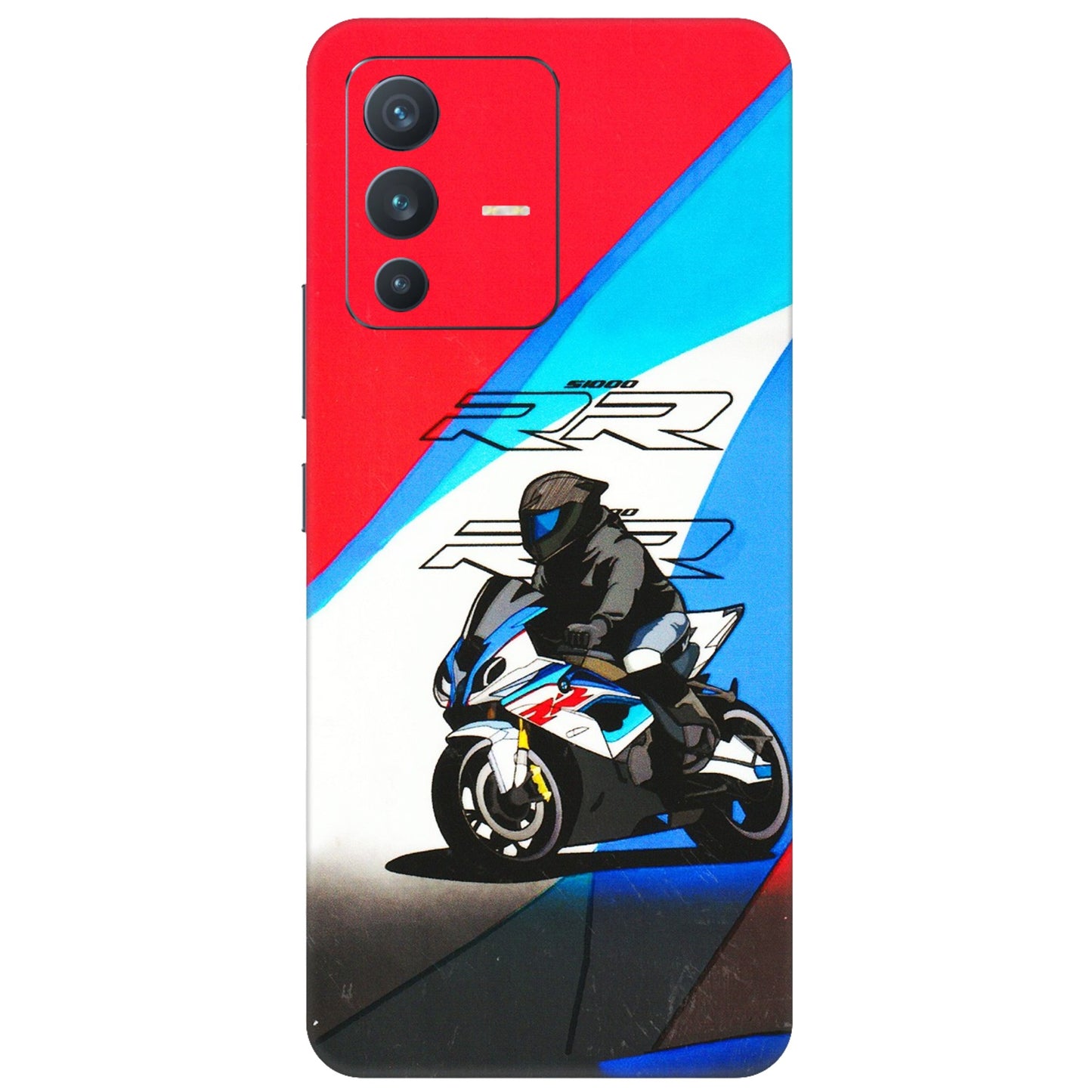 VIVO Z/V/X/T/U/S Series Phone Skins (All Models) - Bikers Love - 3D Embossed Finish (L-58) Vivo V23 (5G)