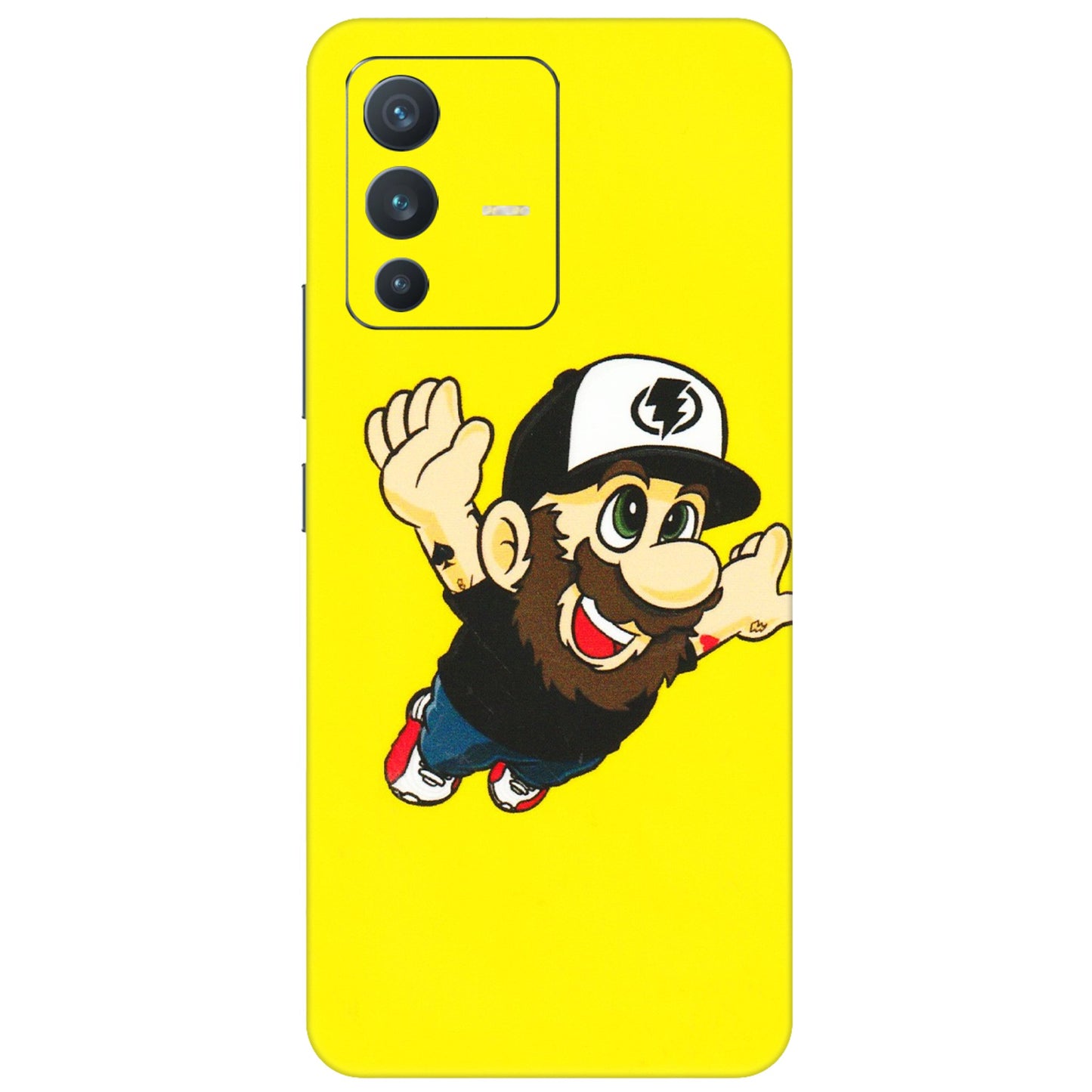 VIVO Z/V/X/T/U/S Series Phone Skins (All Models) - Flying Beardo - 3D Embossed Finish (L-60) Vivo V23 (5G)
