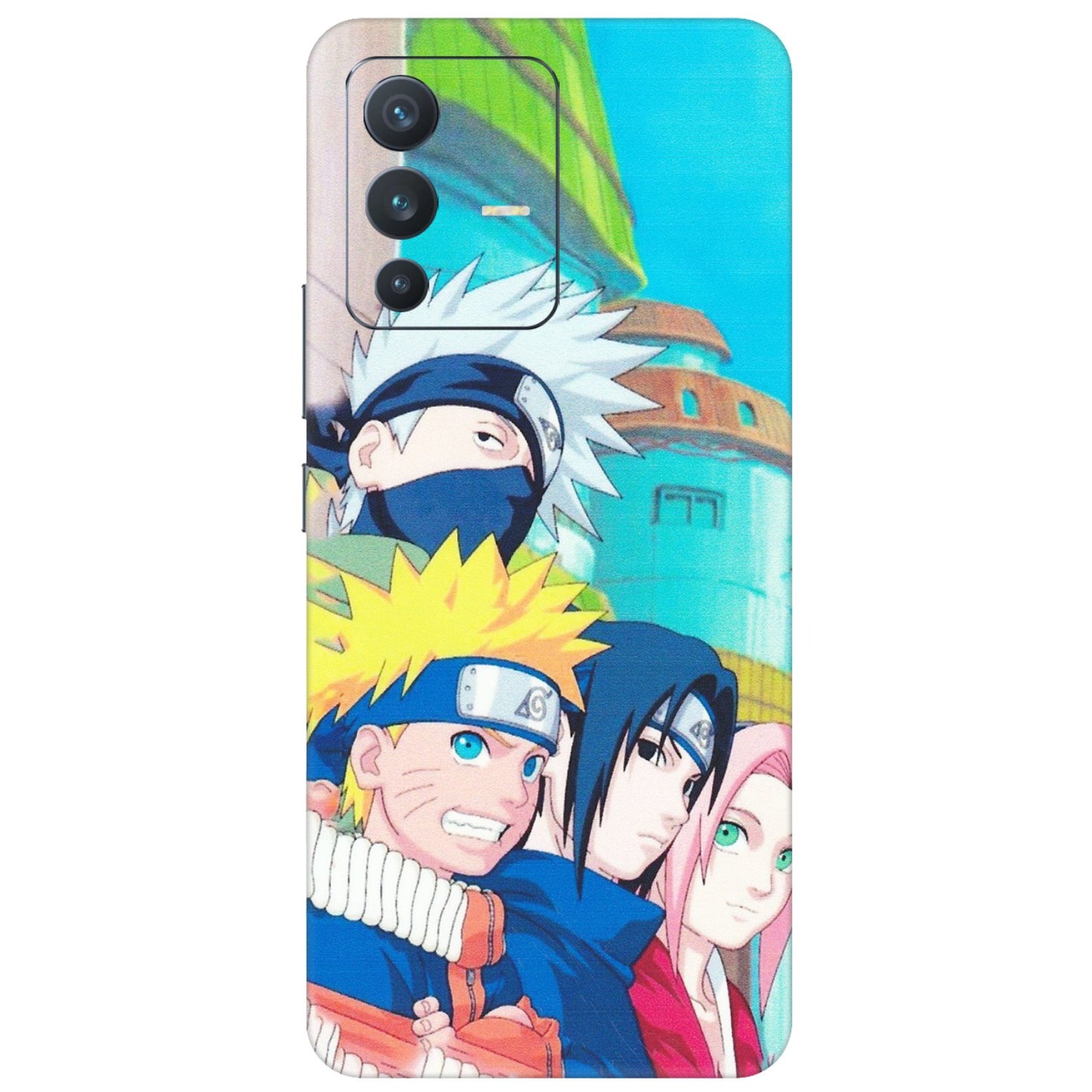 VIVO Z/V/X/T/U/S Series Phone Skins (All Models) - Team Minato And Kakashi - Matte Finish (M-101) Vivo V23 (5G)
