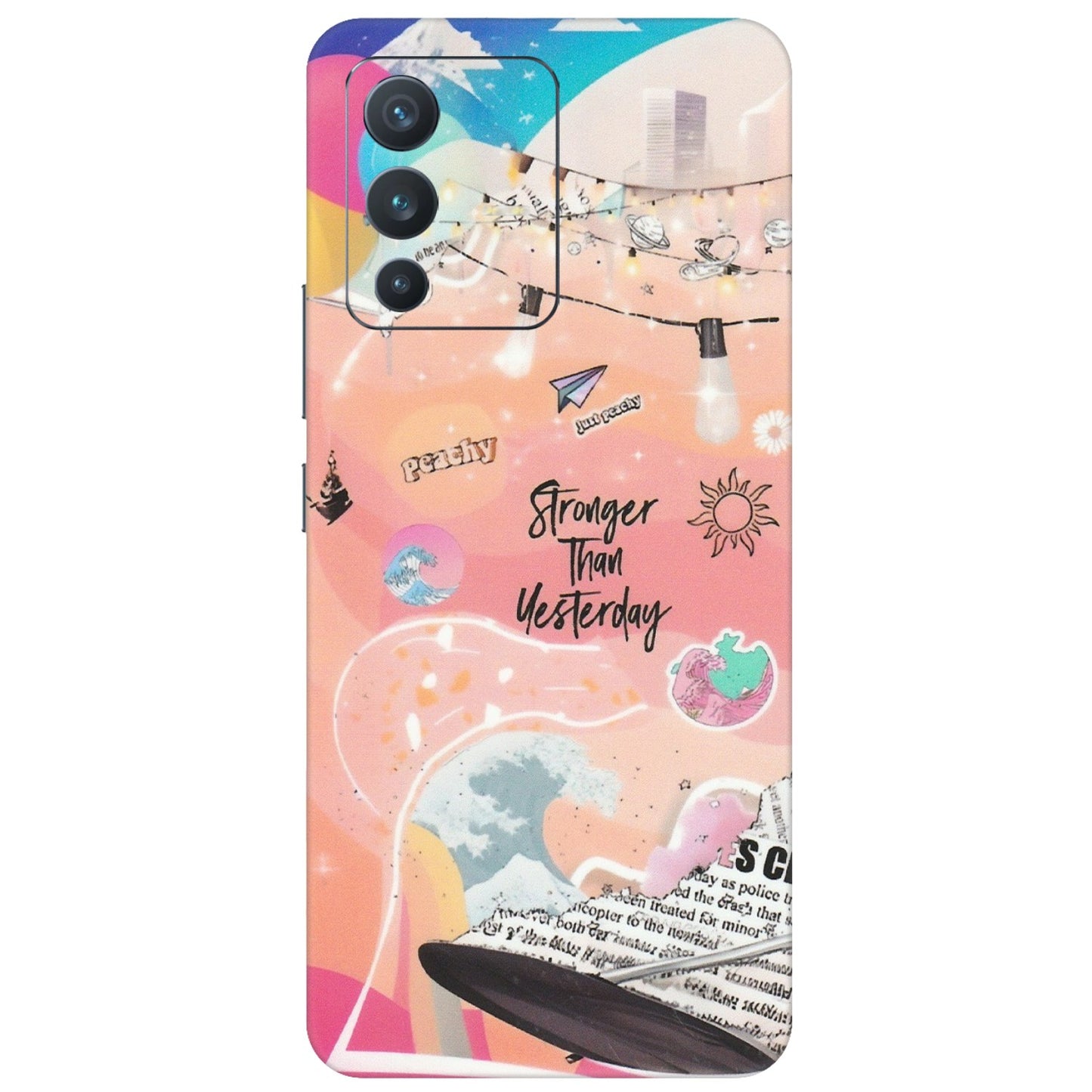VIVO Z/V/X/T/U/S Series Phone Skins (All Models) - Stronger Then Yesterday - Matte Finish (M-128) Vivo V23 (5G)