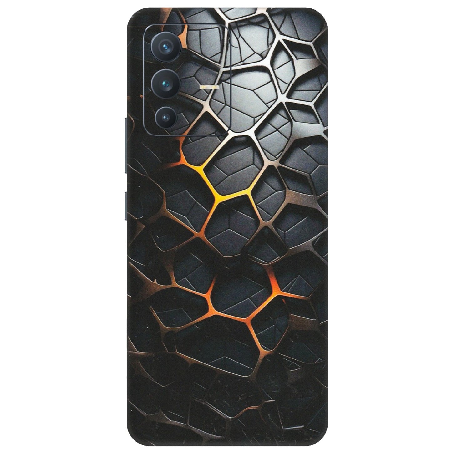 VIVO Z/V/X/T/U/S Series Phone Skins (All Models) - New Abstract Graphite Tiles - Matte Finish (M-130) Vivo V23 (5G)