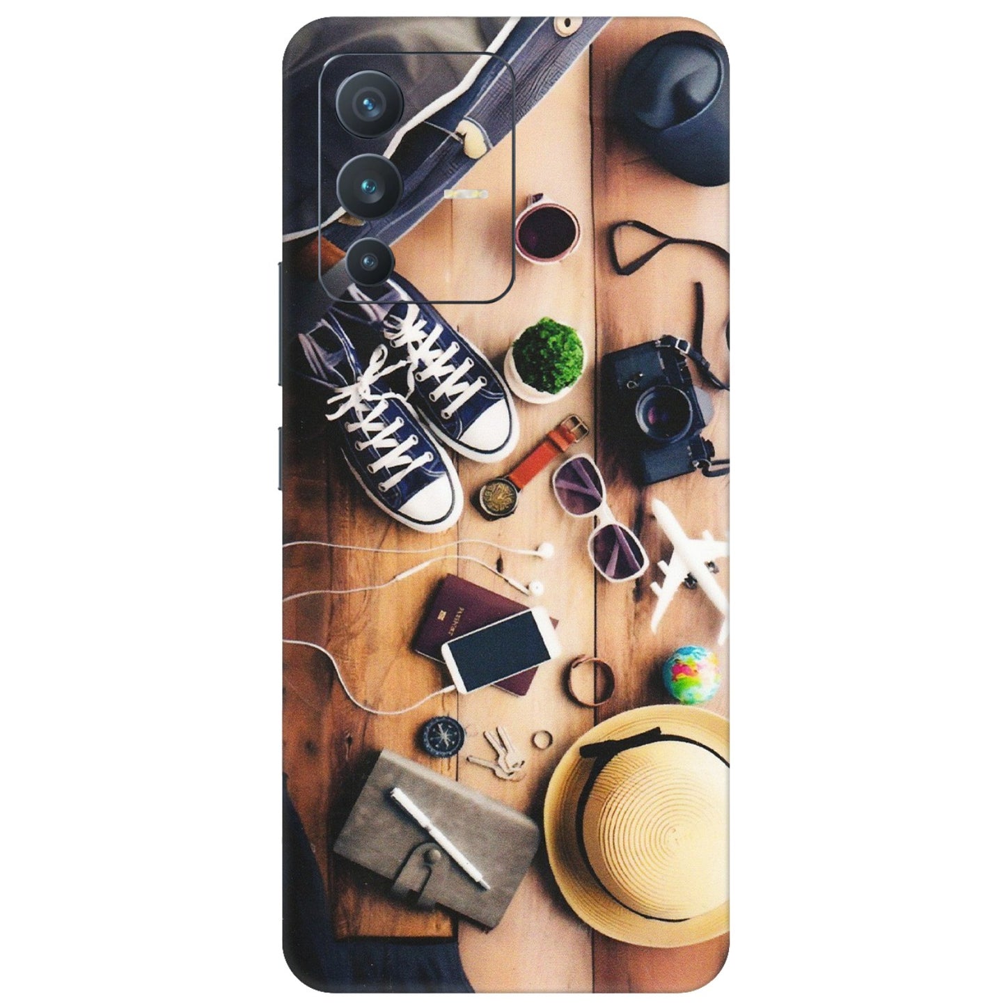 VIVO Z/V/X/T/U/S Series Phone Skins (All Models) - Travel Wanderlust - Matte Finish (M-133) Vivo V23 (5G)