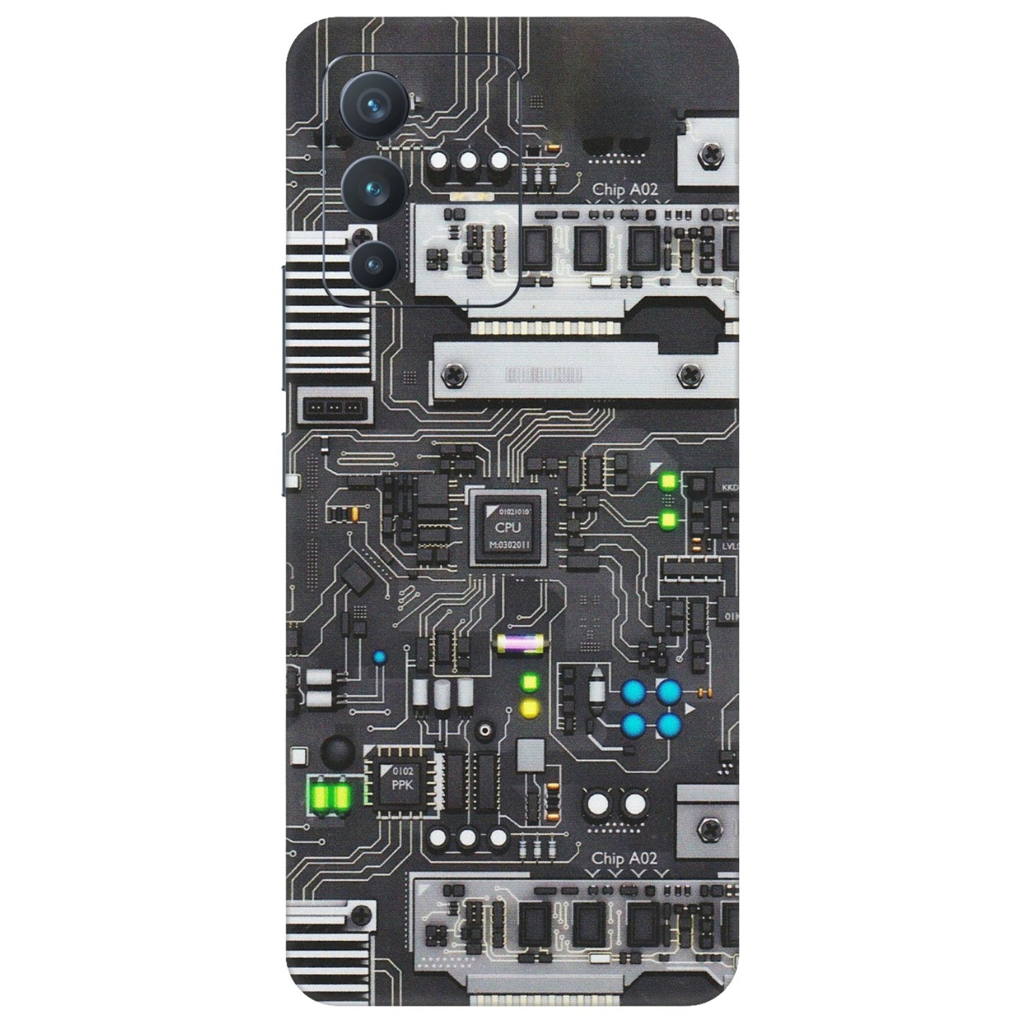 VIVO Z/V/X/T/U/S Series Phone Skins (All Models) - Motherboard Internals - Matte Finish (M-135) Vivo V23 (5G)