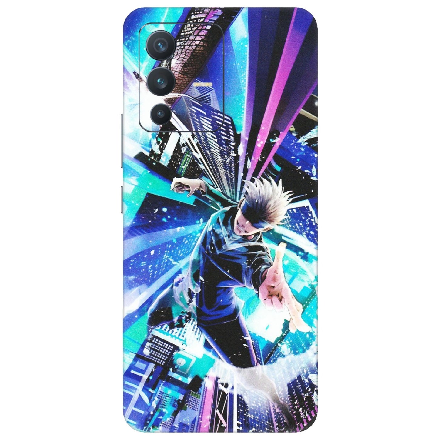 VIVO Z/V/X/T/U/S Series Phone Skins (All Models) - Manga Action Jujustu Kaisen Anime - Matte Finish (M-155) Vivo V23 (5G)