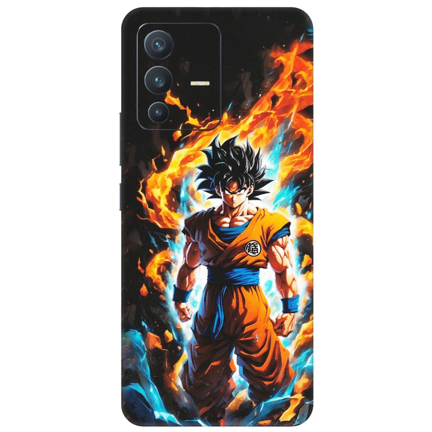 VIVO Z/V/X/T/U/S Series Phone Skins (All Models) - Goku Transformation Anime - Matte Finish (M-159) Vivo V23 (5G)