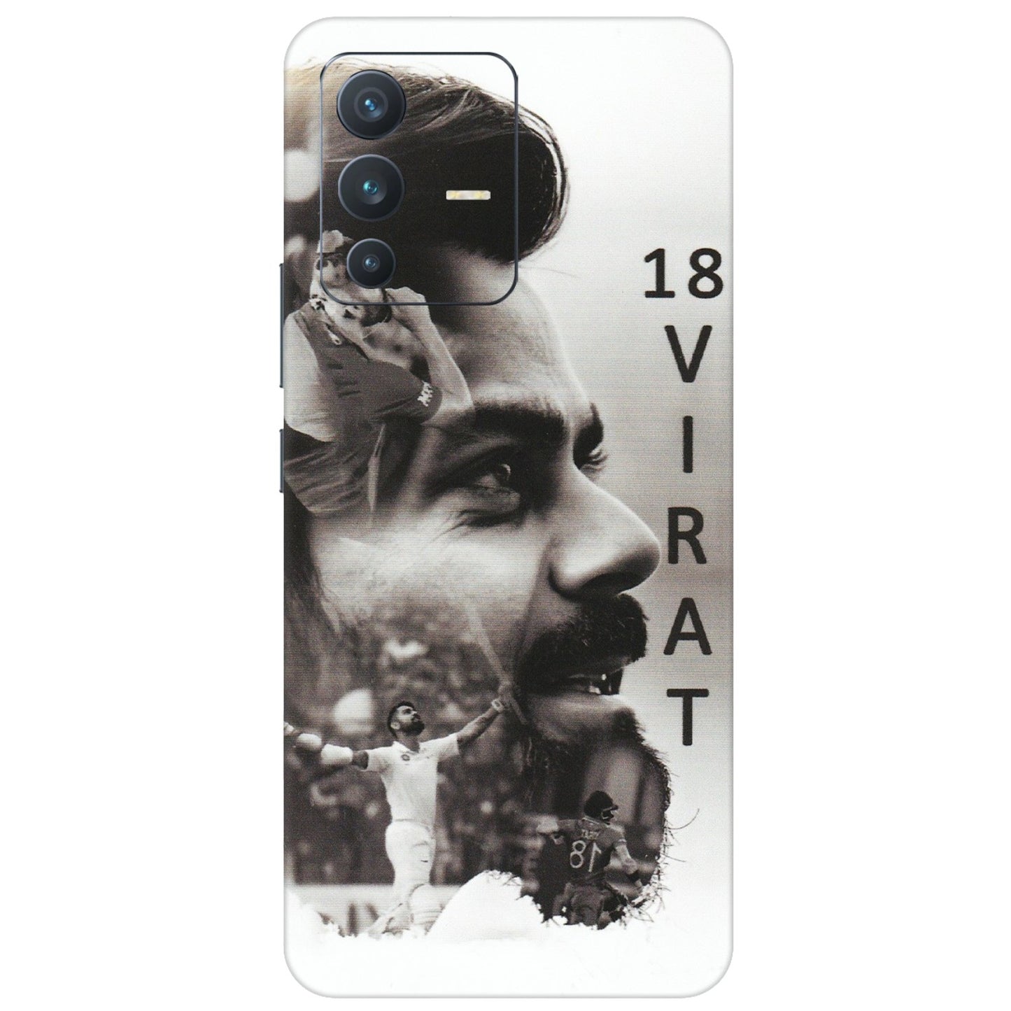 VIVO Z/V/X/T/U/S Series Phone Skins (All Models) - Virat Kohli Cricketer - Matte Finish (M-163) Vivo V23 (5G)