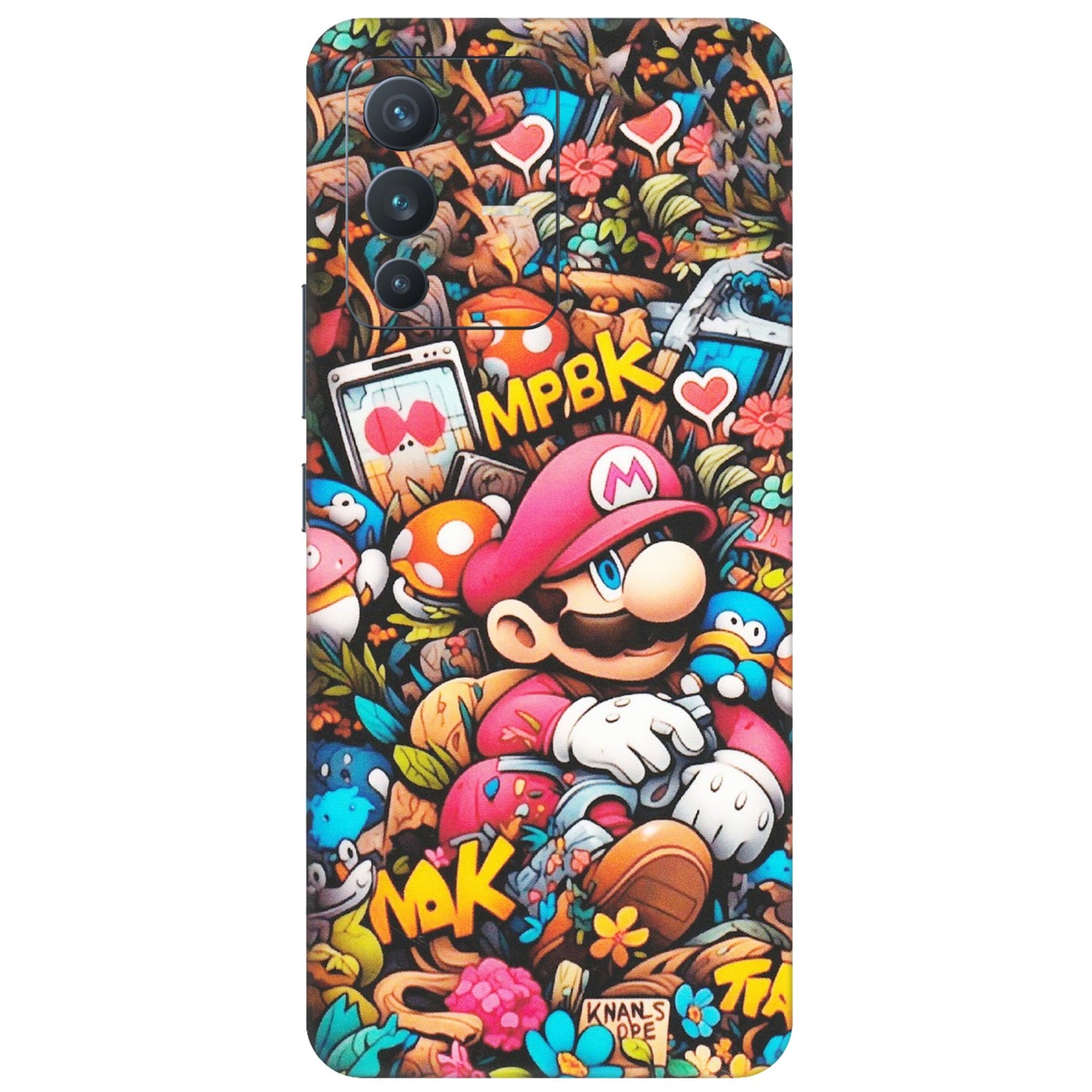 VIVO Z/V/X/T/U/S Series Phone Skins (All Models) - Super Mario Bros Artistic - Matte Finish (M-173) Vivo V23 (5G)