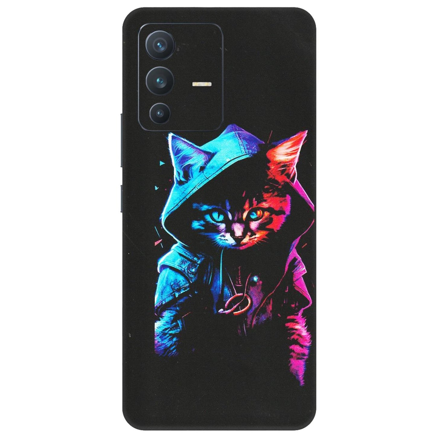 VIVO Z/V/X/T/U/S Series Phone Skins (All Models) - Cyberpunk Cat - Matte Finish (M-45) Vivo V23 (5G)