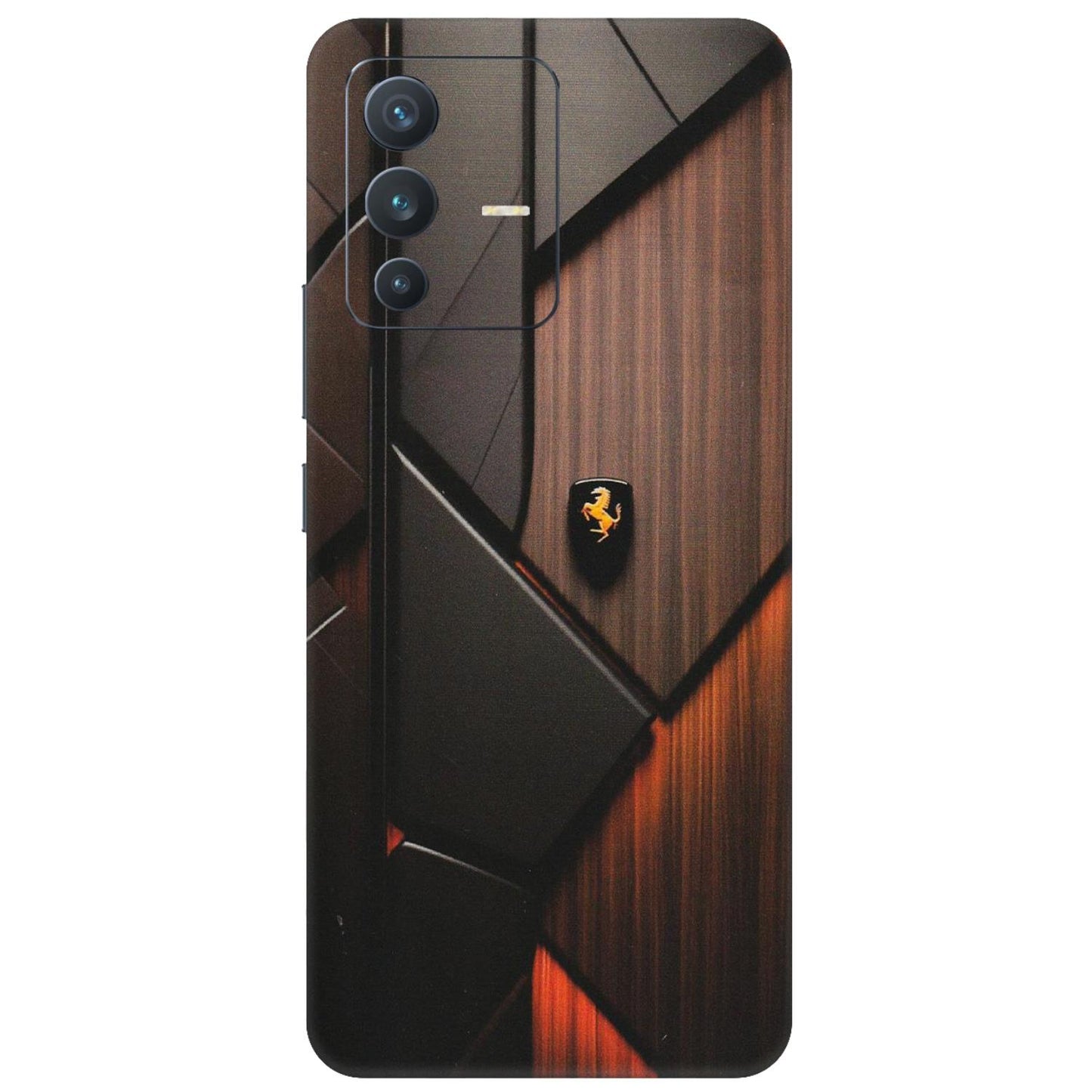 VIVO Z/V/X/T/U/S Series Phone Skins (All Models) - Lambo Beauty Wood Pattern Sober - Matte Finish (M-51) Vivo V23 (5G)