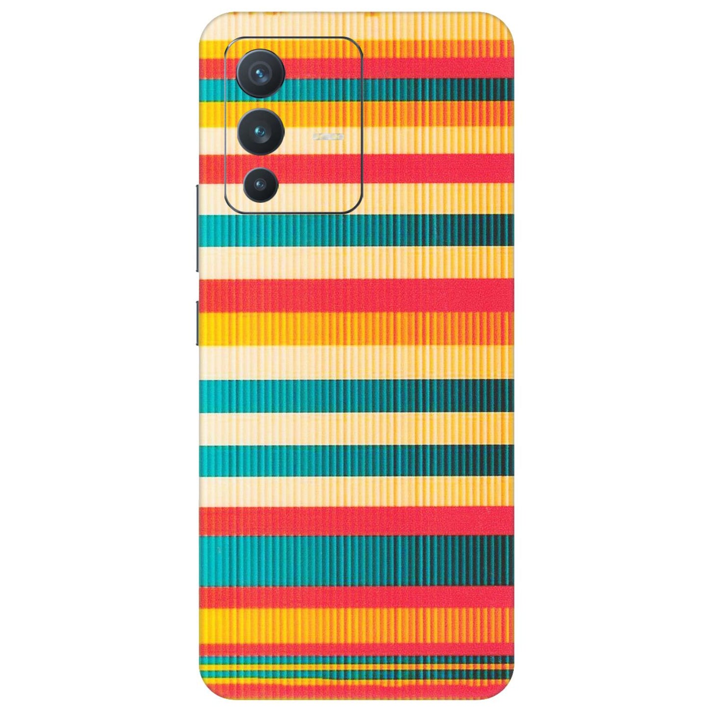 VIVO Z/V/X/T/U/S Series Phone Skins (All Models) - Colourful Stripes Soothing Effect - Matte Finish (M-86) Vivo V23 (5G)