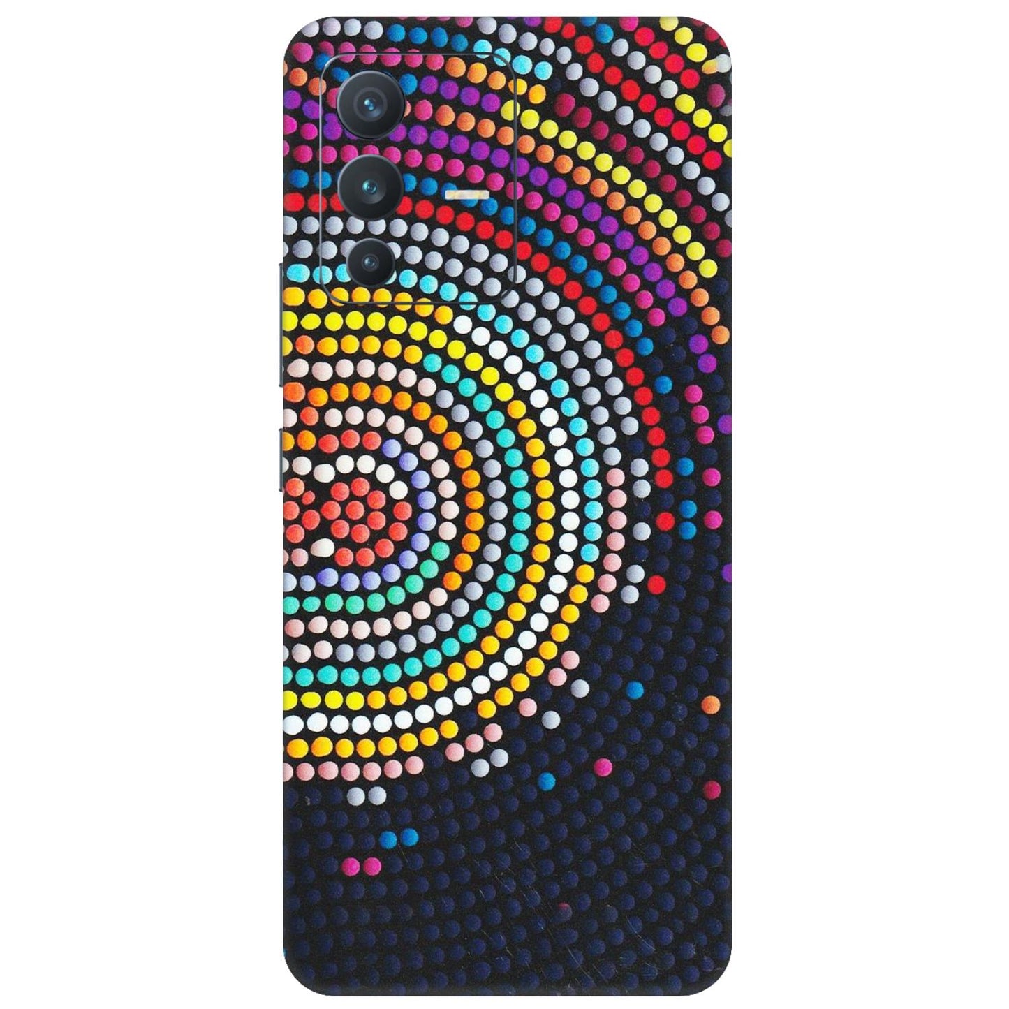 VIVO Z/V/X/T/U/S Series Phone Skins (All Models) - Rainbow Dot Mandala - Matte Finish (M-97) Vivo V23 (5G)