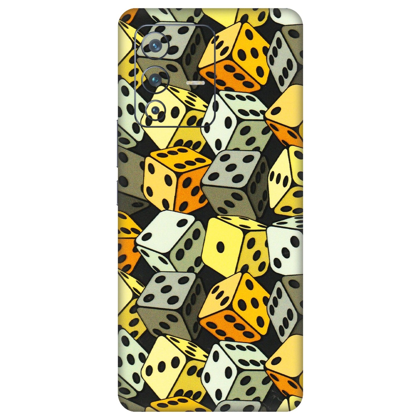 VIVO Z/V/X/T/U/S Series Phone Skins (All Models) - Dices Of Life - 3D Embossed Finish (L-04) Vivo V23 Pro (5G)