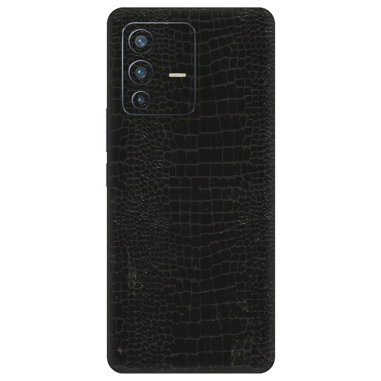 VIVO Z/V/X/T/U/S Series Phone Skins (All Models) - Snake Leather Black - 3D Embossed Finish (L-107) Vivo V23 Pro (5G)