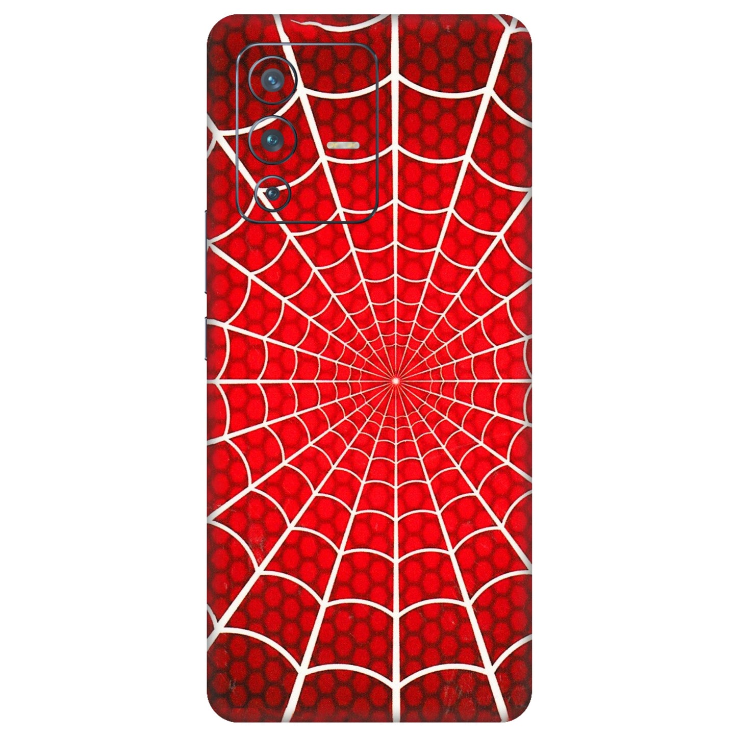 VIVO Z/V/X/T/U/S Series Phone Skins (All Models) - Classic Spidey Web - 3D Embossed Finish (L-115) Vivo V23 Pro (5G)