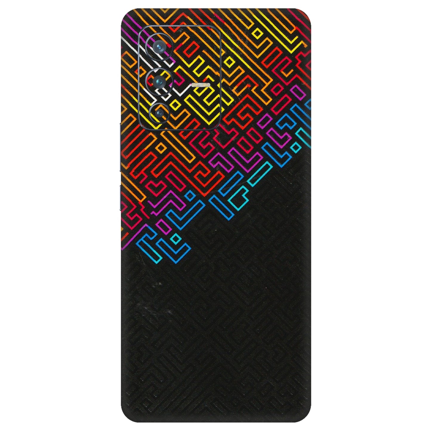VIVO Z/V/X/T/U/S Series Phone Skins (All Models) - Dotme Pattern Art - 3D Embossed Finish (L-121) Vivo V23 Pro (5G)