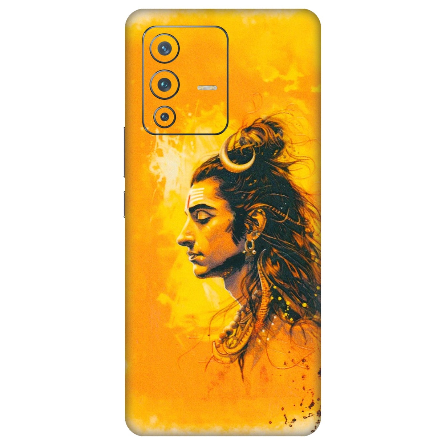 VIVO Z/V/X/T/U/S Series Phone Skins (All Models) - Shiv Shakti - 3D Embossed Finish (L-14) Vivo V23 Pro (5G)