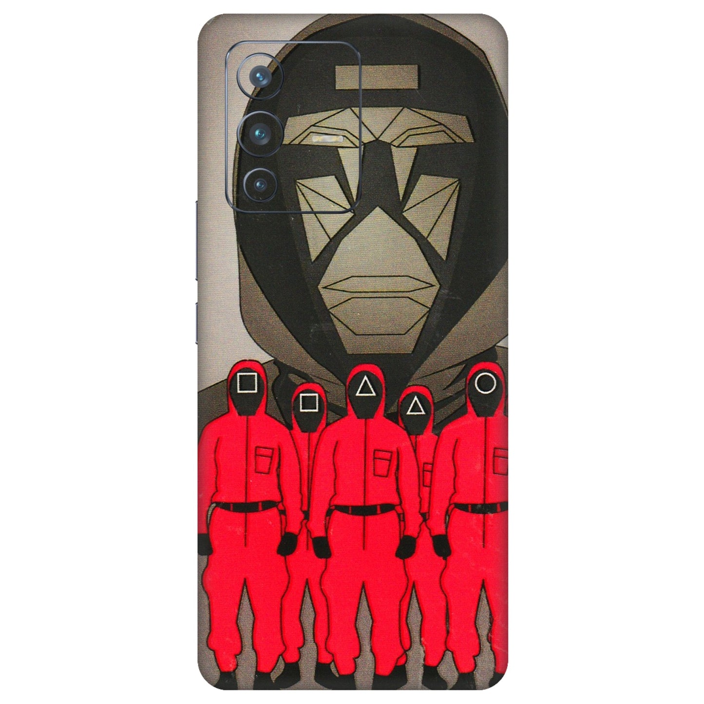 VIVO Z/V/X/T/U/S Series Phone Skins (All Models) - Squid Game Hero - 3D Embossed Finish (L-245) Vivo V23 Pro (5G)