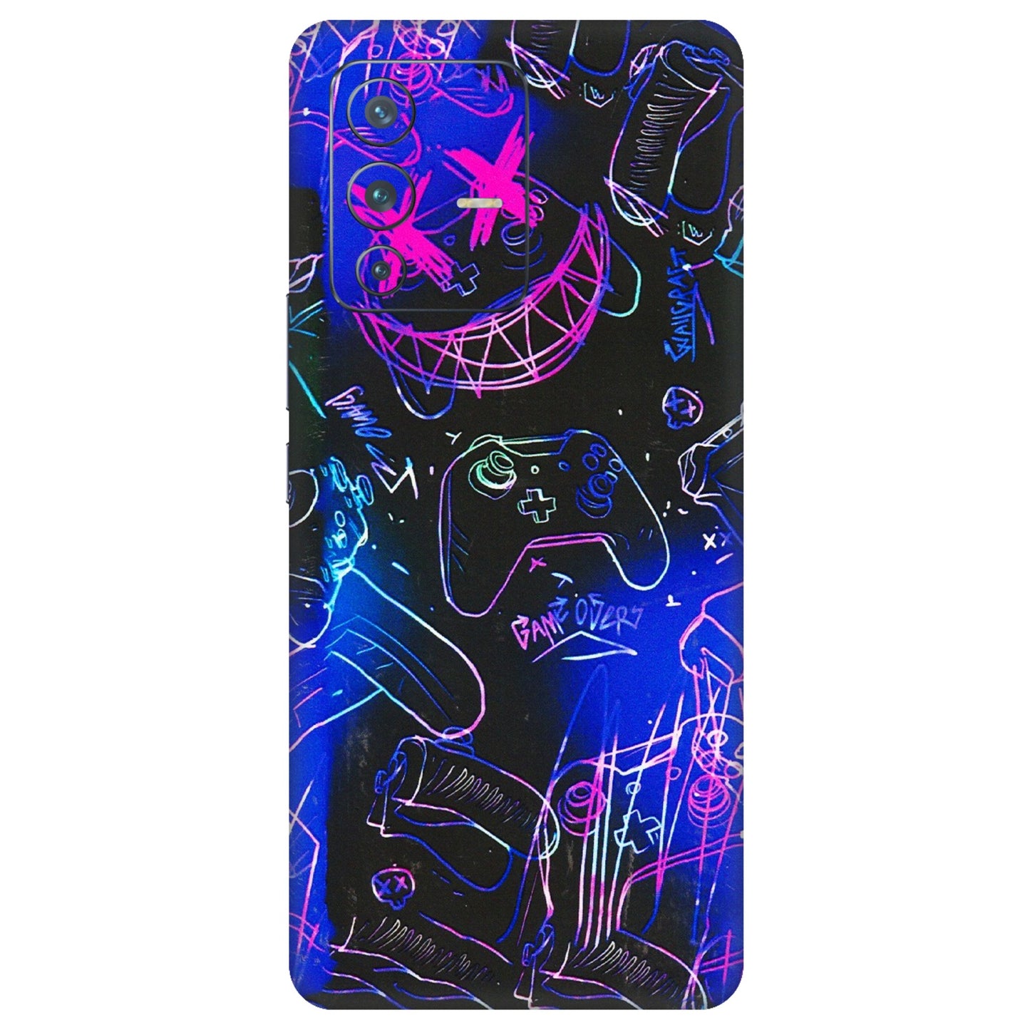 VIVO Z/V/X/T/U/S Series Phone Skins (All Models) - Gamers Paradise - 3D Embossed Finish (L-258) Vivo V23 Pro (5G)