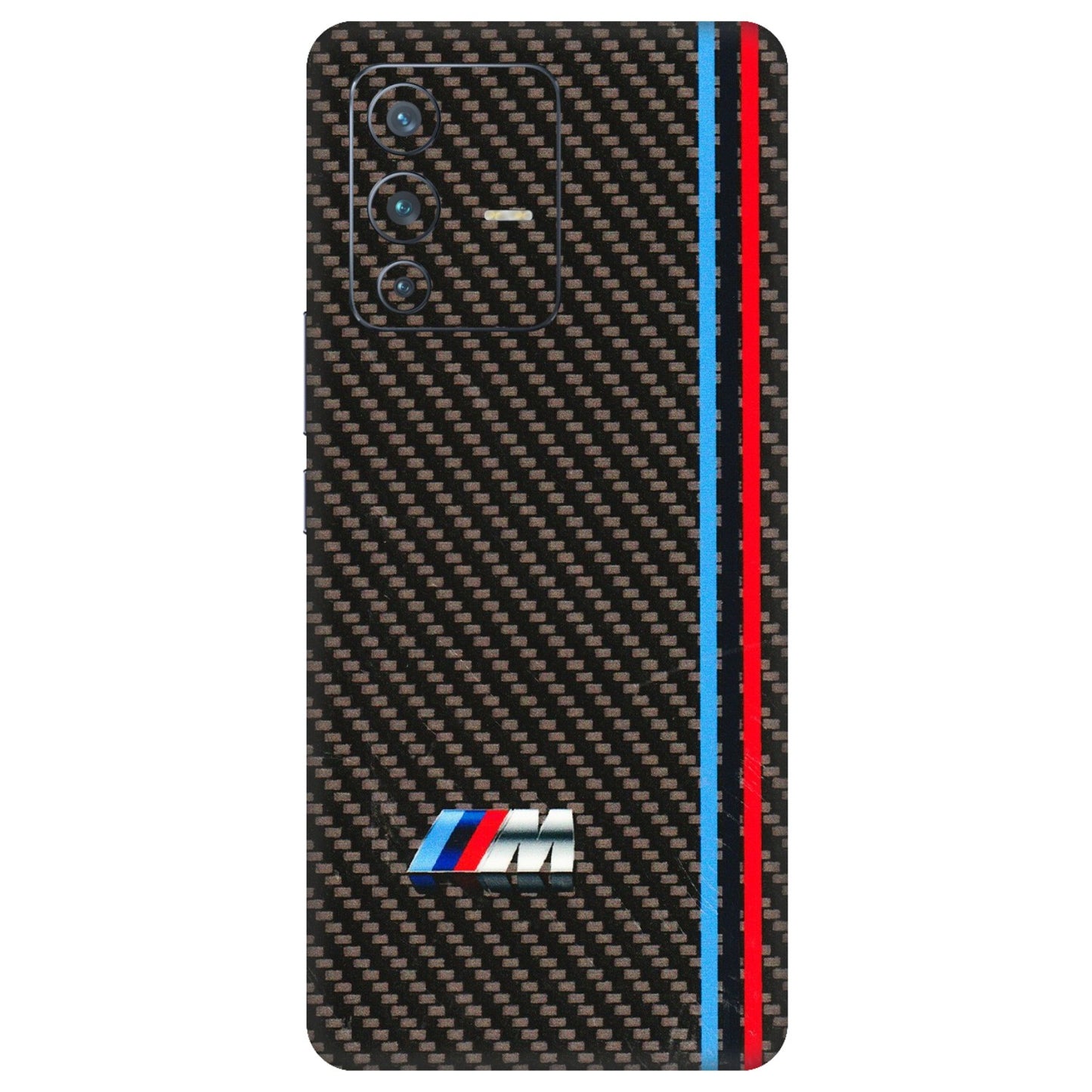 VIVO Z/V/X/T/U/S Series Phone Skins (All Models) - BM Carbon Fiber Feels - 3D Embossed Finish (L-38) Vivo V23 Pro (5G)