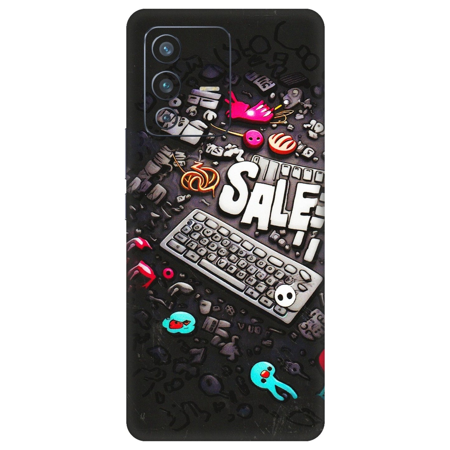 VIVO Z/V/X/T/U/S Series Phone Skins (All Models) - Gadgets Sale - 3D Embossed Finish (L-50) Vivo V23 Pro (5G)