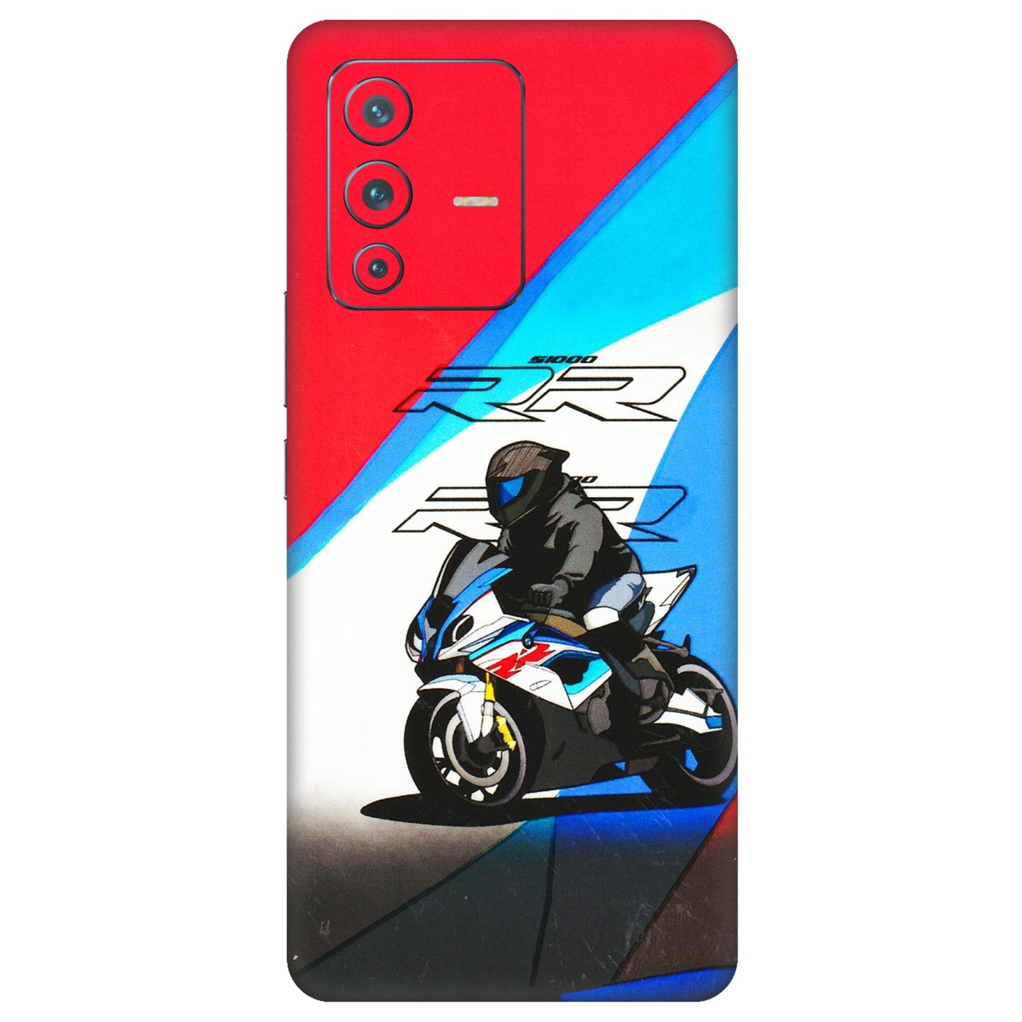 VIVO Z/V/X/T/U/S Series Phone Skins (All Models) - Bikers Love - 3D Embossed Finish (L-58) Vivo V23 Pro (5G)