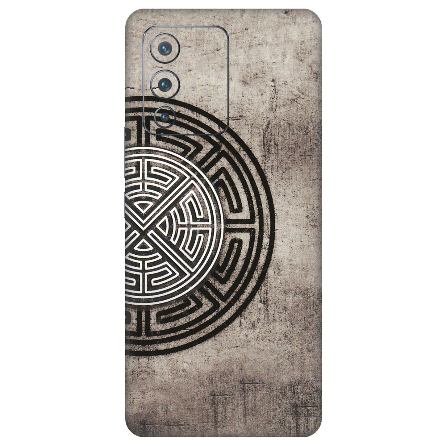 VIVO Z/V/X/T/U/S Series Phone Skins (All Models) - Mysterious Circular Design - 3D Embossed Finish (L-63) Vivo V23 Pro (5G)
