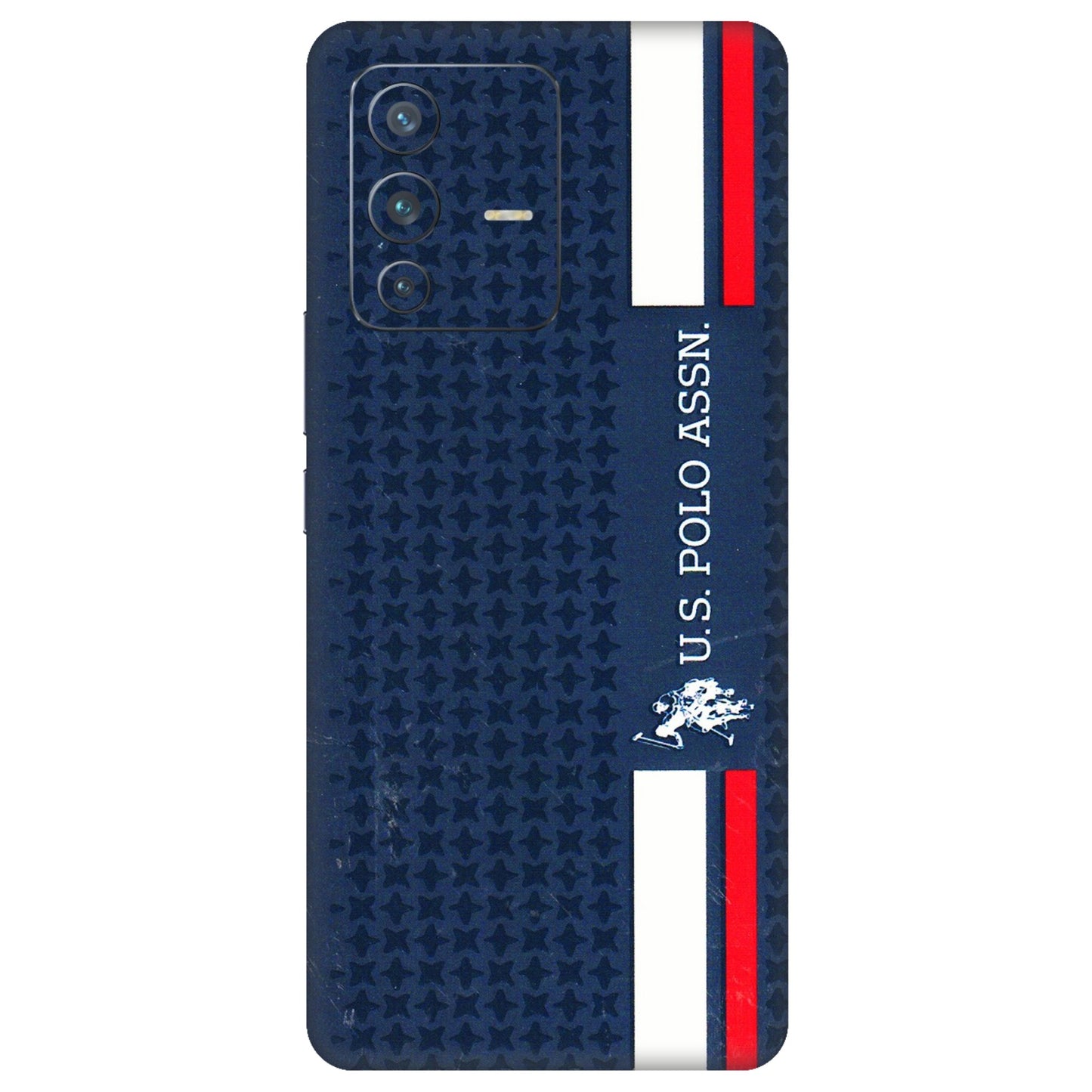 VIVO Z/V/X/T/U/S Series Phone Skins (All Models) - US POLO Designer Brand - 3D Embossed Finish (L-65) Vivo V23 Pro (5G)