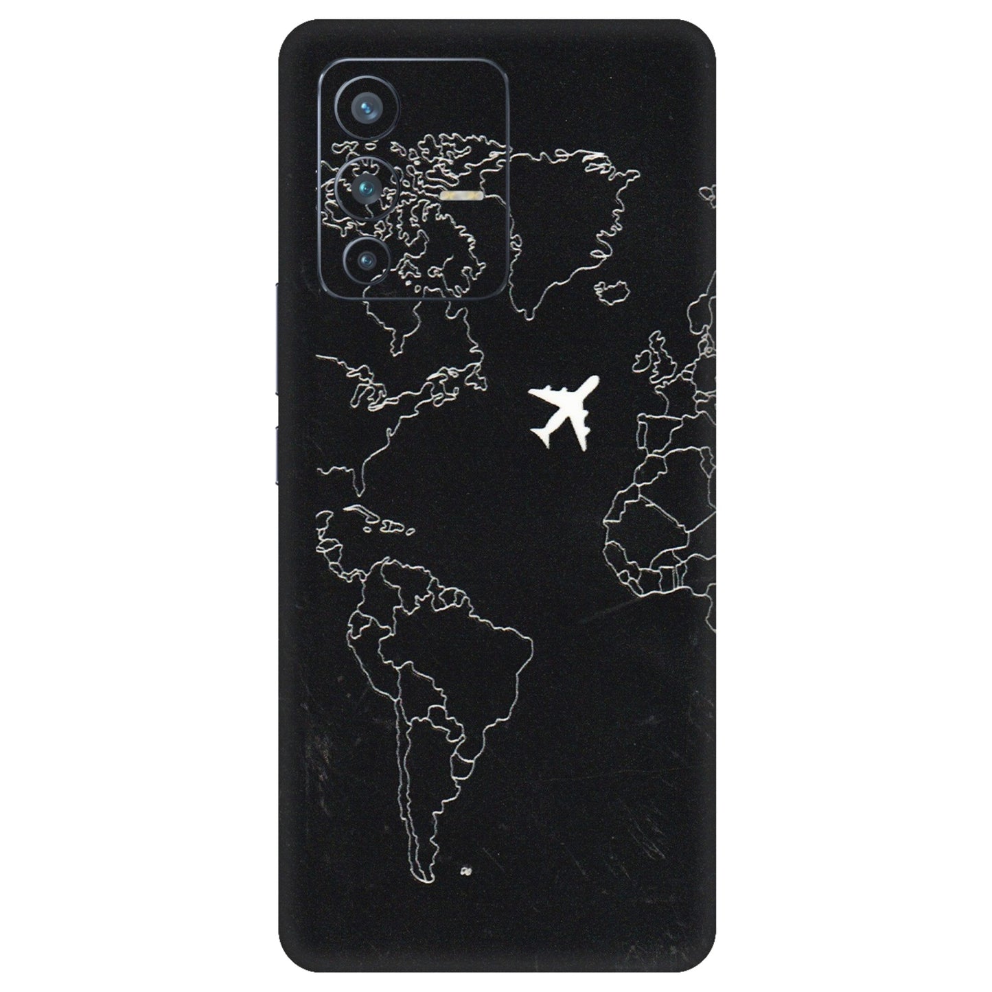 VIVO Z/V/X/T/U/S Series Phone Skins (All Models) - Never Ending Travel - 3D Embossed Finish (L-79) Vivo V23 Pro (5G)