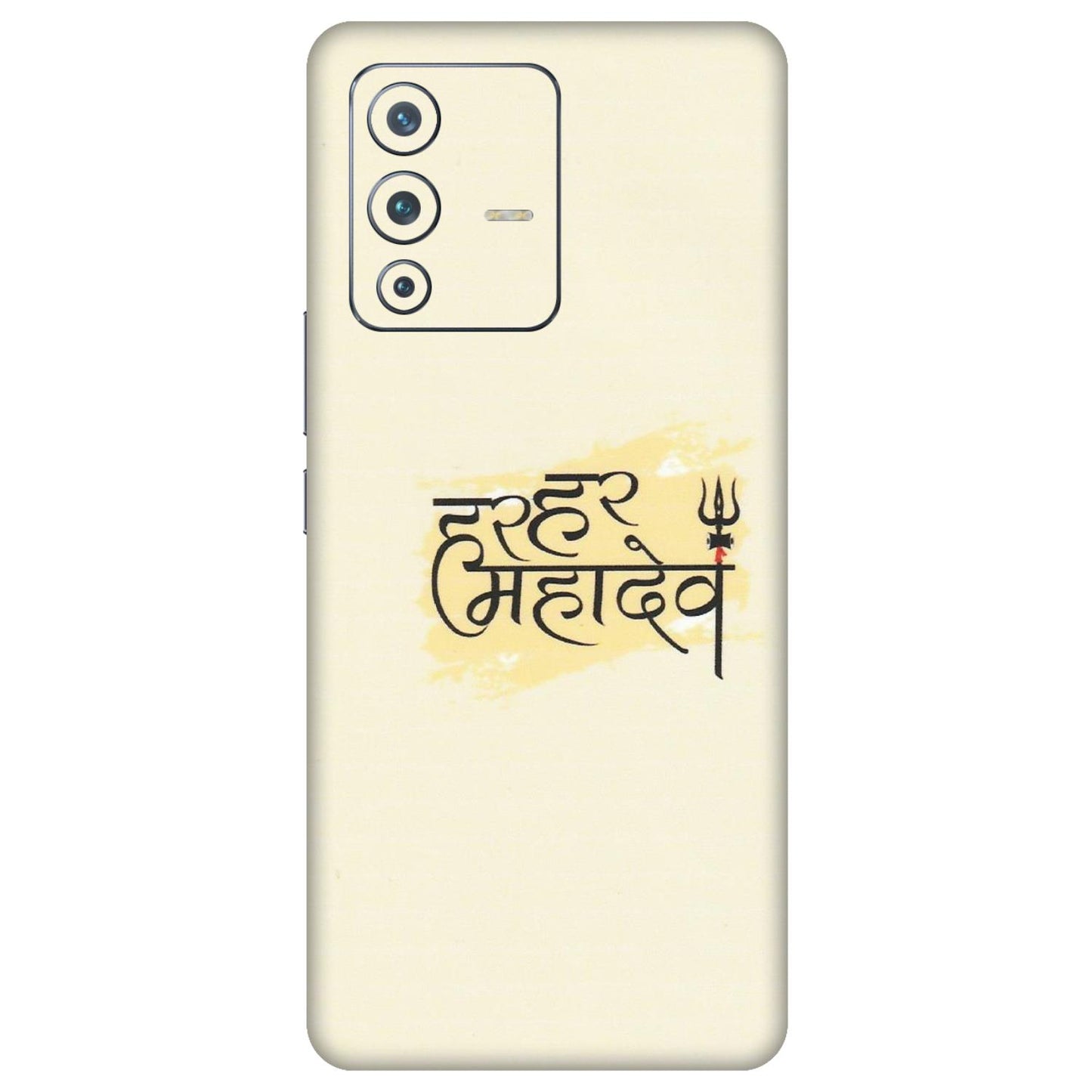 VIVO Z/V/X/T/U/S Series Phone Skins (All Models) - Har Har Mahadev - Matte Finish (M-10) Vivo V23 Pro (5G)