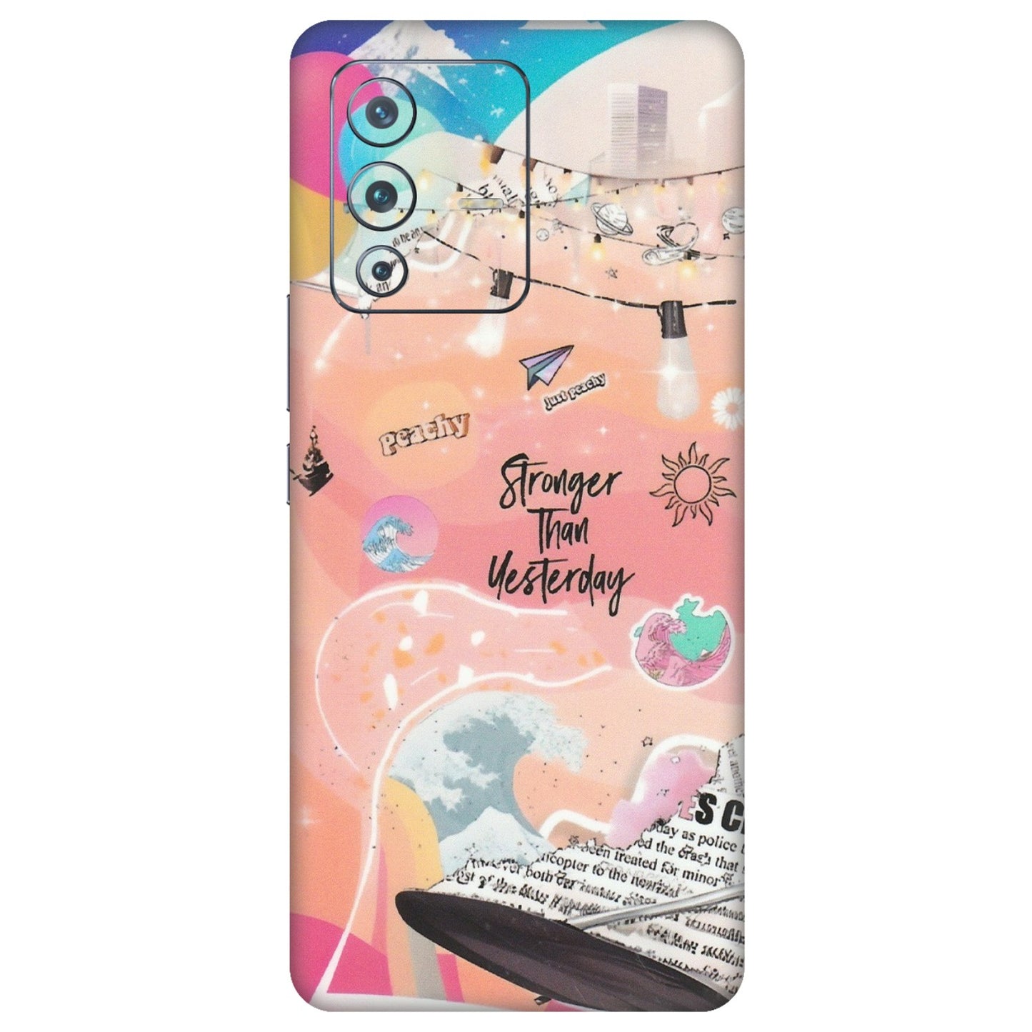 VIVO Z/V/X/T/U/S Series Phone Skins (All Models) - Stronger Then Yesterday - Matte Finish (M-128) Vivo V23 Pro (5G)