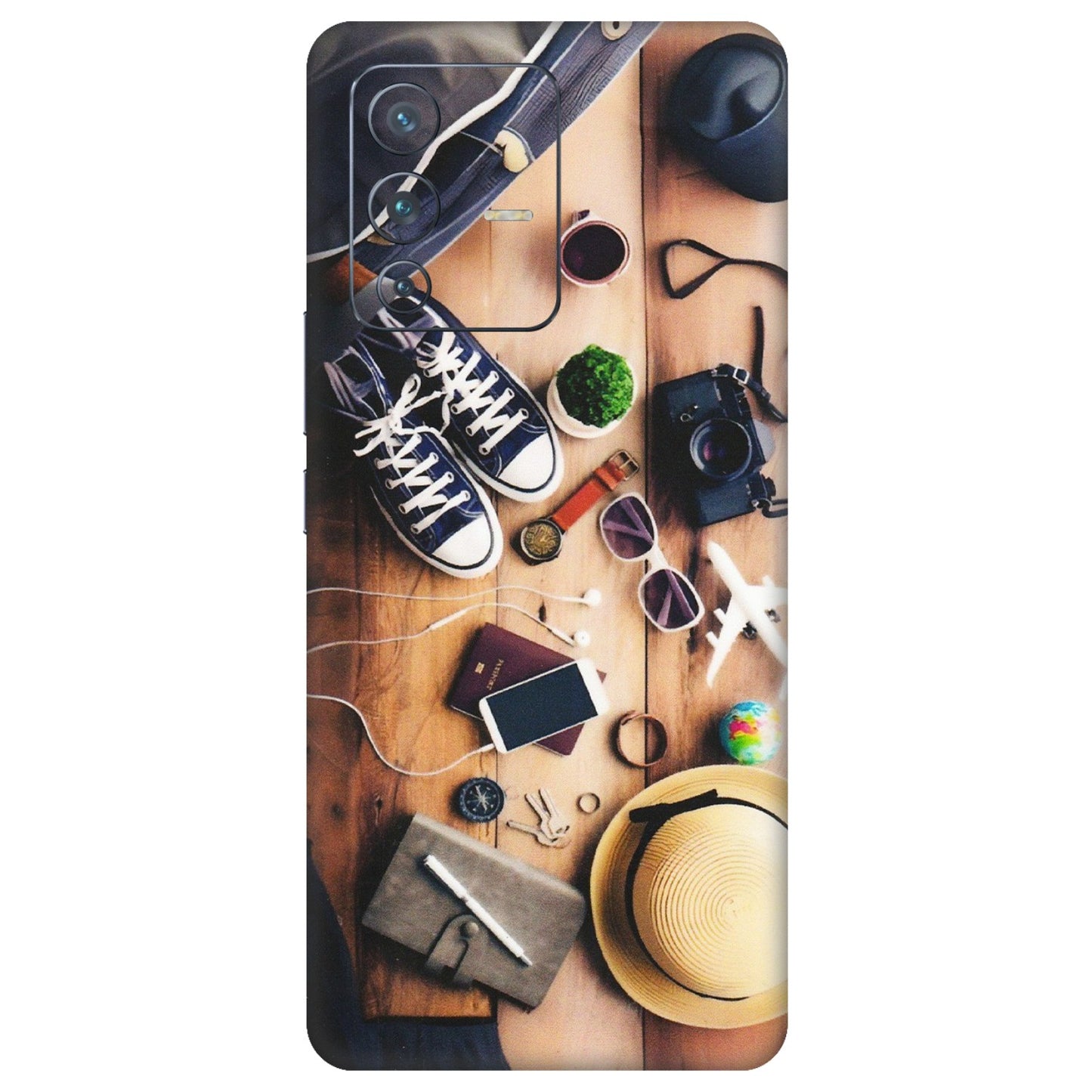 VIVO Z/V/X/T/U/S Series Phone Skins (All Models) - Travel Wanderlust - Matte Finish (M-133) Vivo V23 Pro (5G)