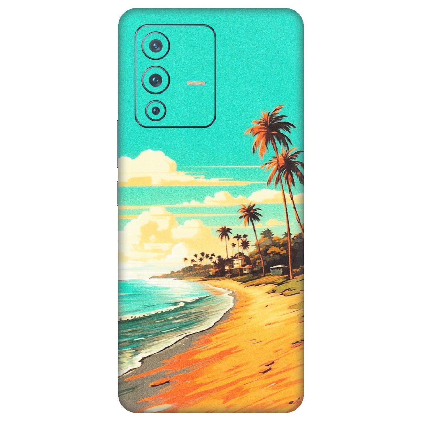 VIVO Z/V/X/T/U/S Series Phone Skins (All Models) - Miami Beach - Matte Finish (M-136) Vivo V23 Pro (5G)