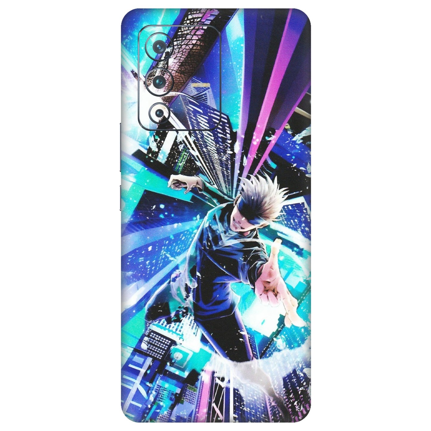 VIVO Z/V/X/T/U/S Series Phone Skins (All Models) - Manga Action Jujustu Kaisen Anime - Matte Finish (M-155) Vivo V23 Pro (5G)