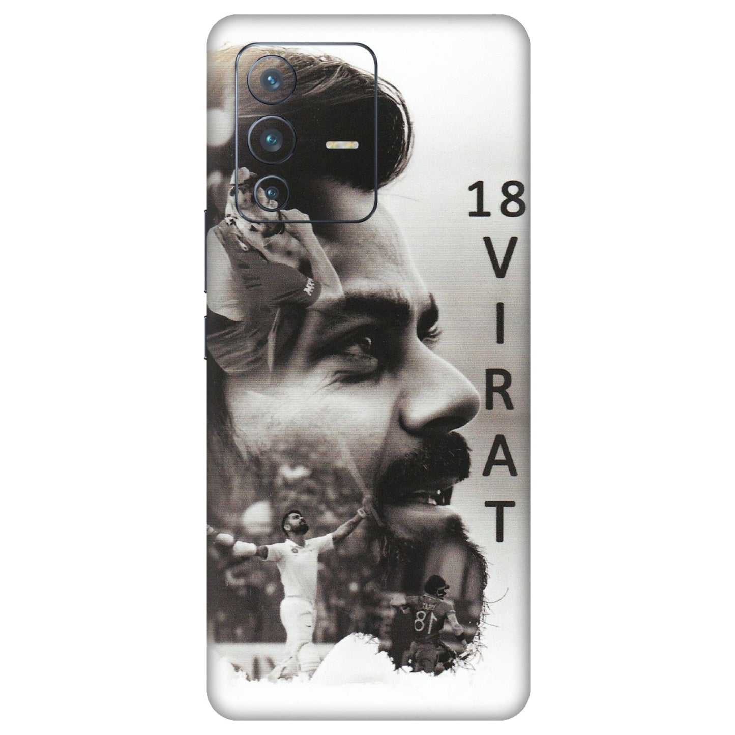 VIVO Z/V/X/T/U/S Series Phone Skins (All Models) - Virat Kohli Cricketer - Matte Finish (M-163) Vivo V23 Pro (5G)