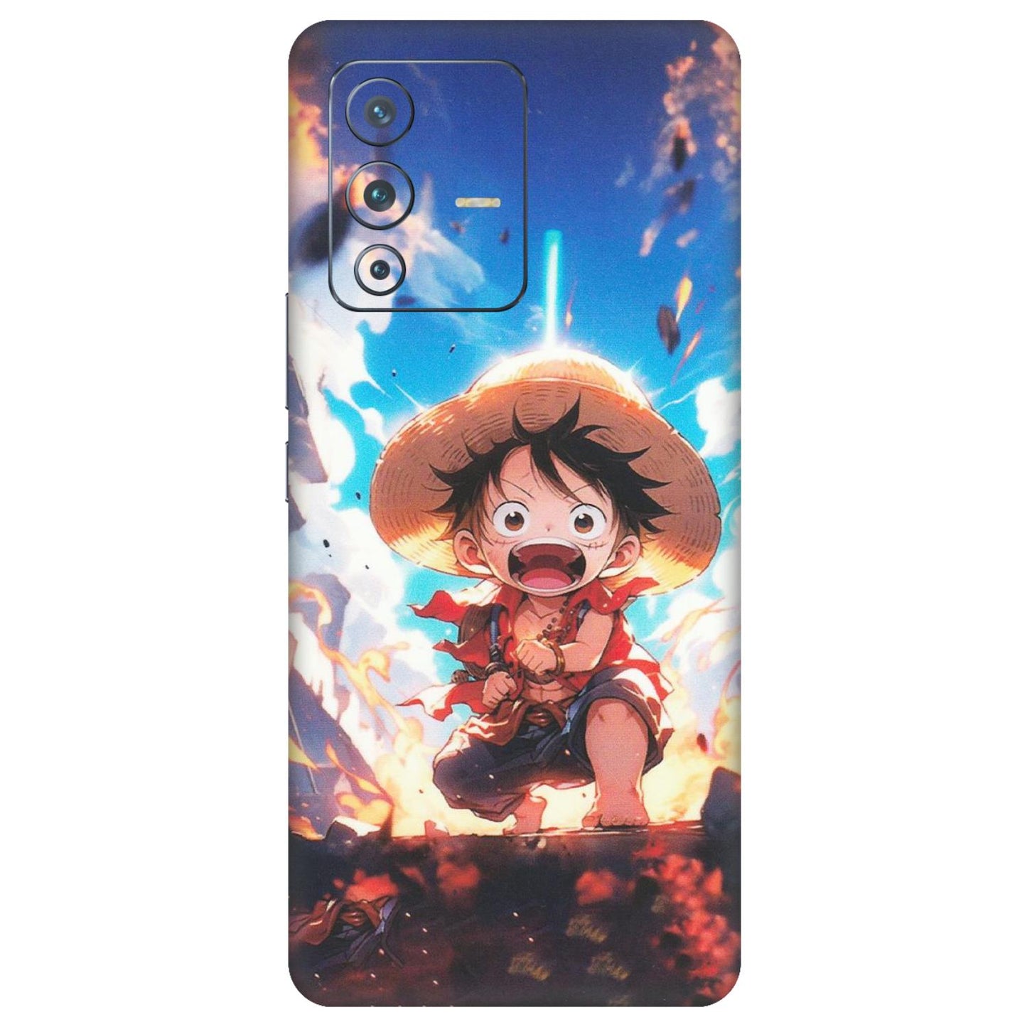 VIVO Z/V/X/T/U/S Series Phone Skins (All Models) - Toon One Piece Cute Character - Matte Finish (M-35) Vivo V23 Pro (5G)