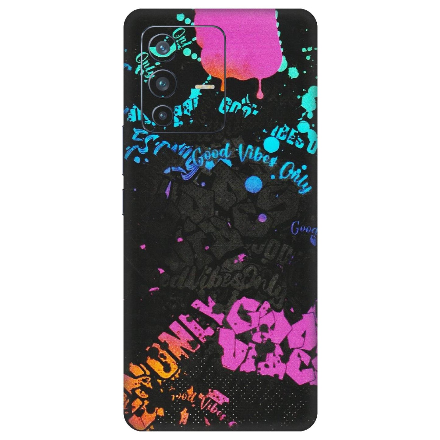 VIVO Z/V/X/T/U/S Series Phone Skins (All Models) - Majestic Black Vibes - Matte Finish (M-62) Vivo V23 Pro (5G)