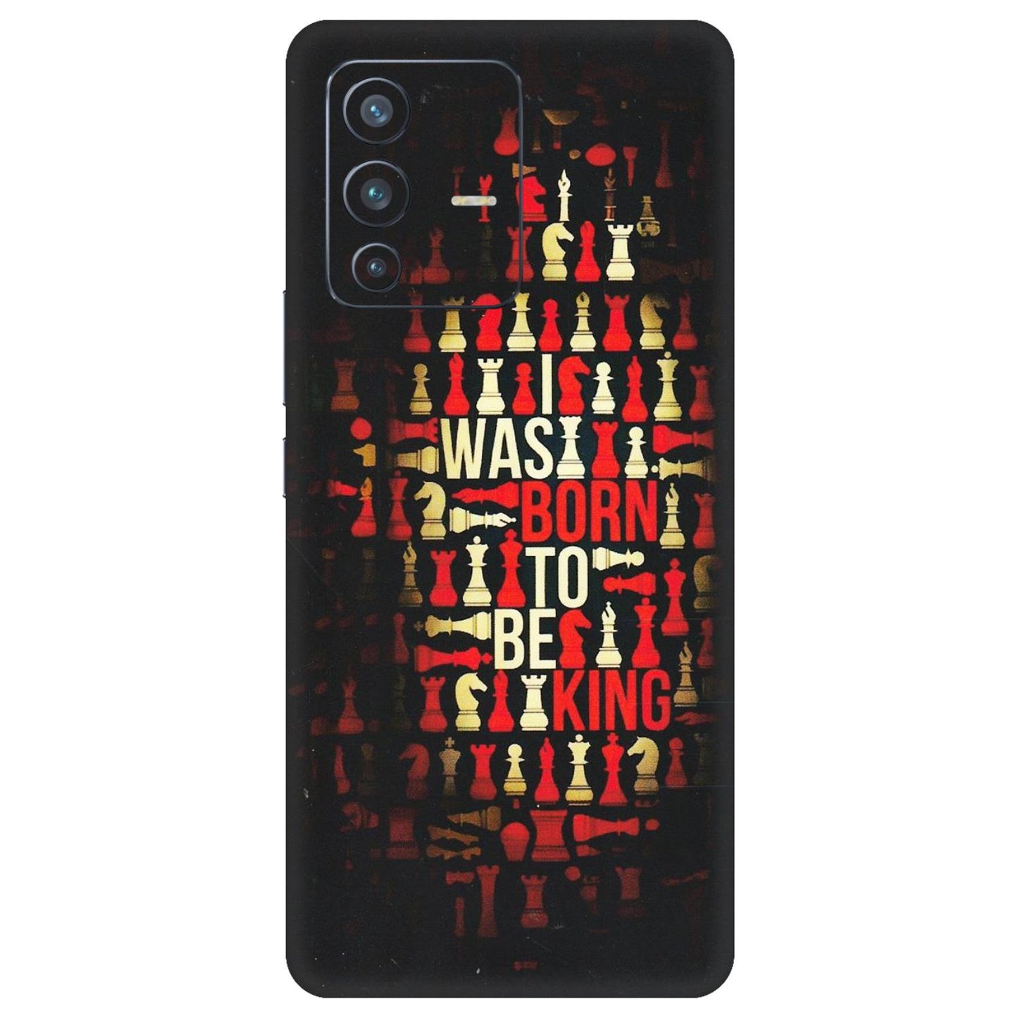 VIVO Z/V/X/T/U/S Series Phone Skins (All Models) - Born To Be King - Matte Finish (M-73) Vivo V23 Pro (5G)