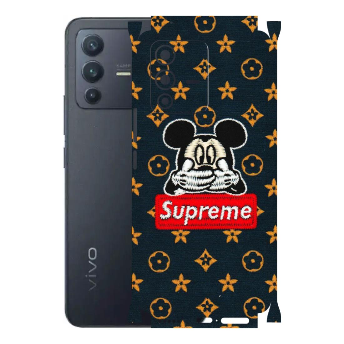 VIVO Z/V/X/T/U/S Series Phone Skins (All Models) - Mickey Supreme - Matte Finish (M-83) Vivo V23 Pro (5G)