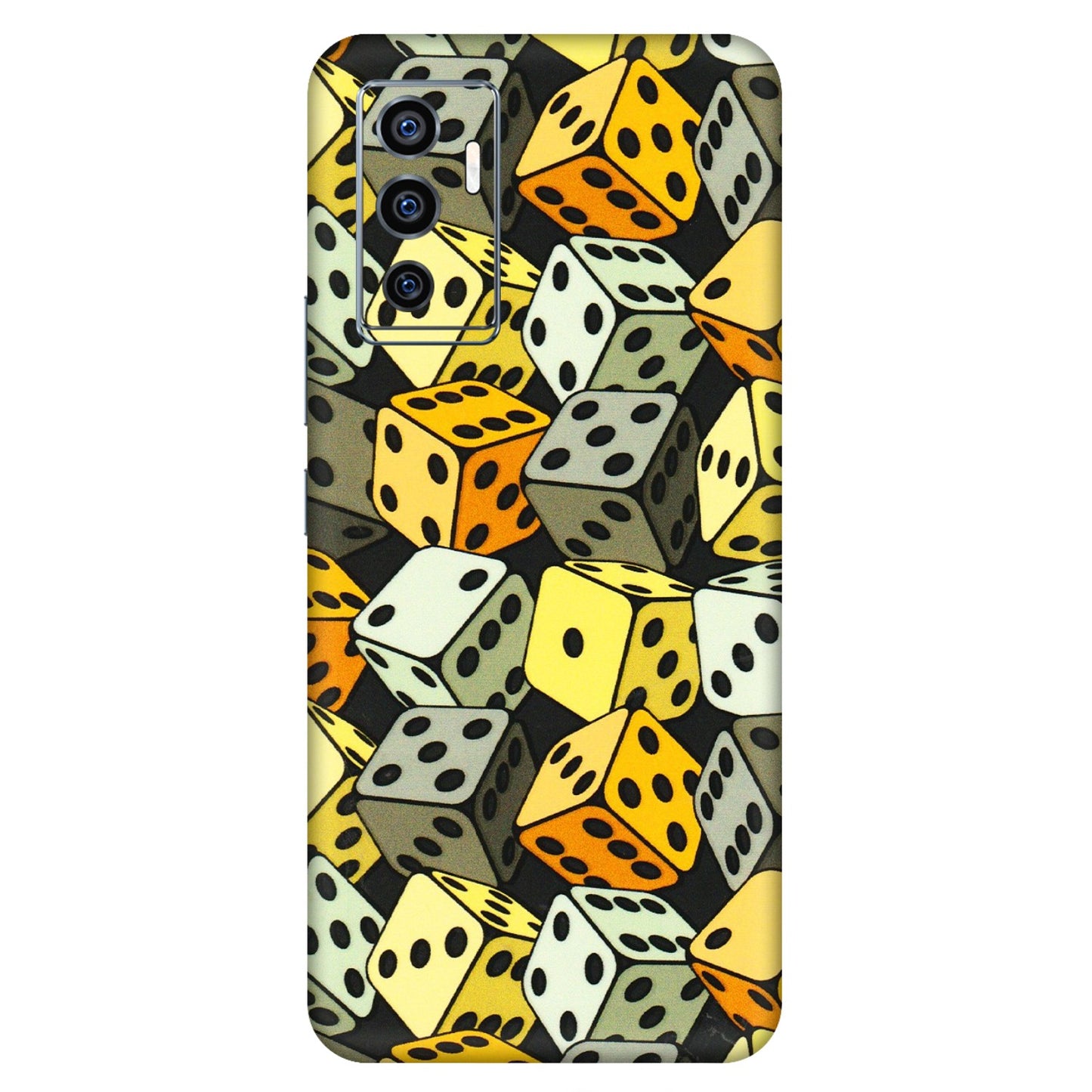 VIVO Z/V/X/T/U/S Series Phone Skins (All Models) - Dices Of Life - 3D Embossed Finish (L-04) Vivo V23e (5G)