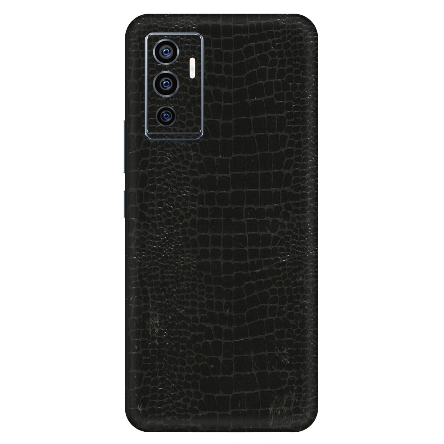 VIVO Z/V/X/T/U/S Series Phone Skins (All Models) - Snake Leather Black - 3D Embossed Finish (L-107) Vivo V23e (5G)