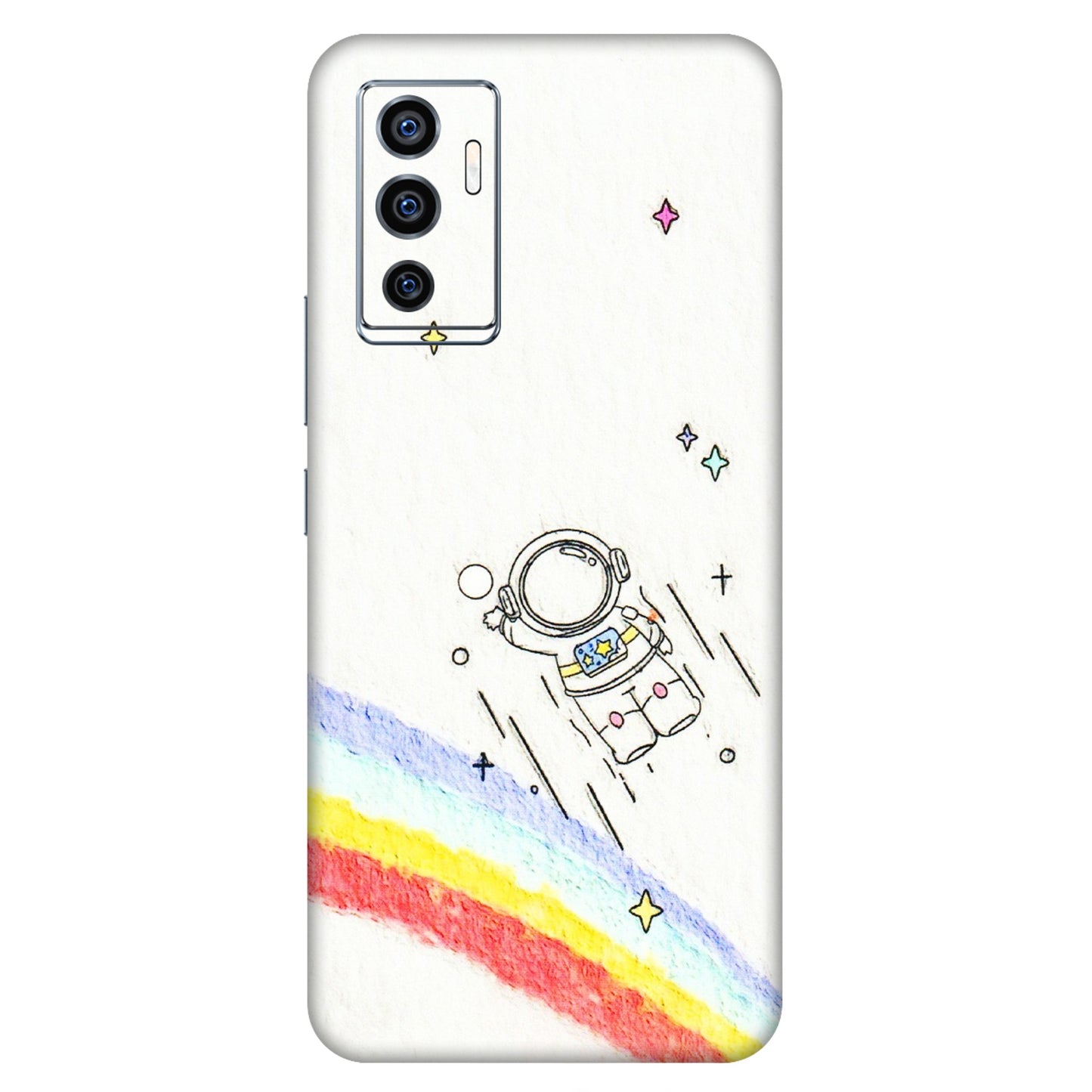 VIVO Z/V/X/T/U/S Series Phone Skins (All Models) - Milkyway Astronaut - 3D Embossed Finish (L-110) Vivo V23e (5G)