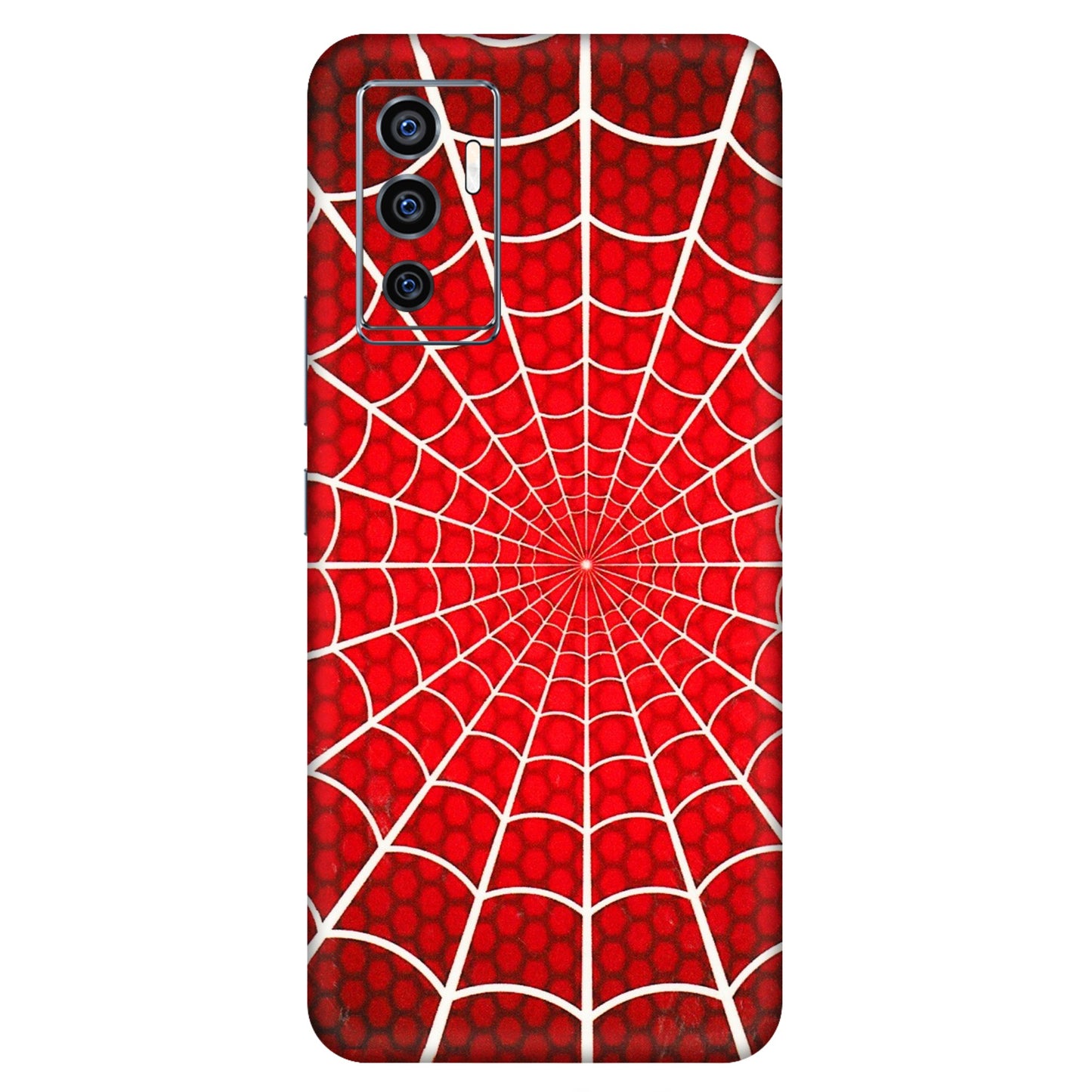 VIVO Z/V/X/T/U/S Series Phone Skins (All Models) - Classic Spidey Web - 3D Embossed Finish (L-115) Vivo V23e (5G)