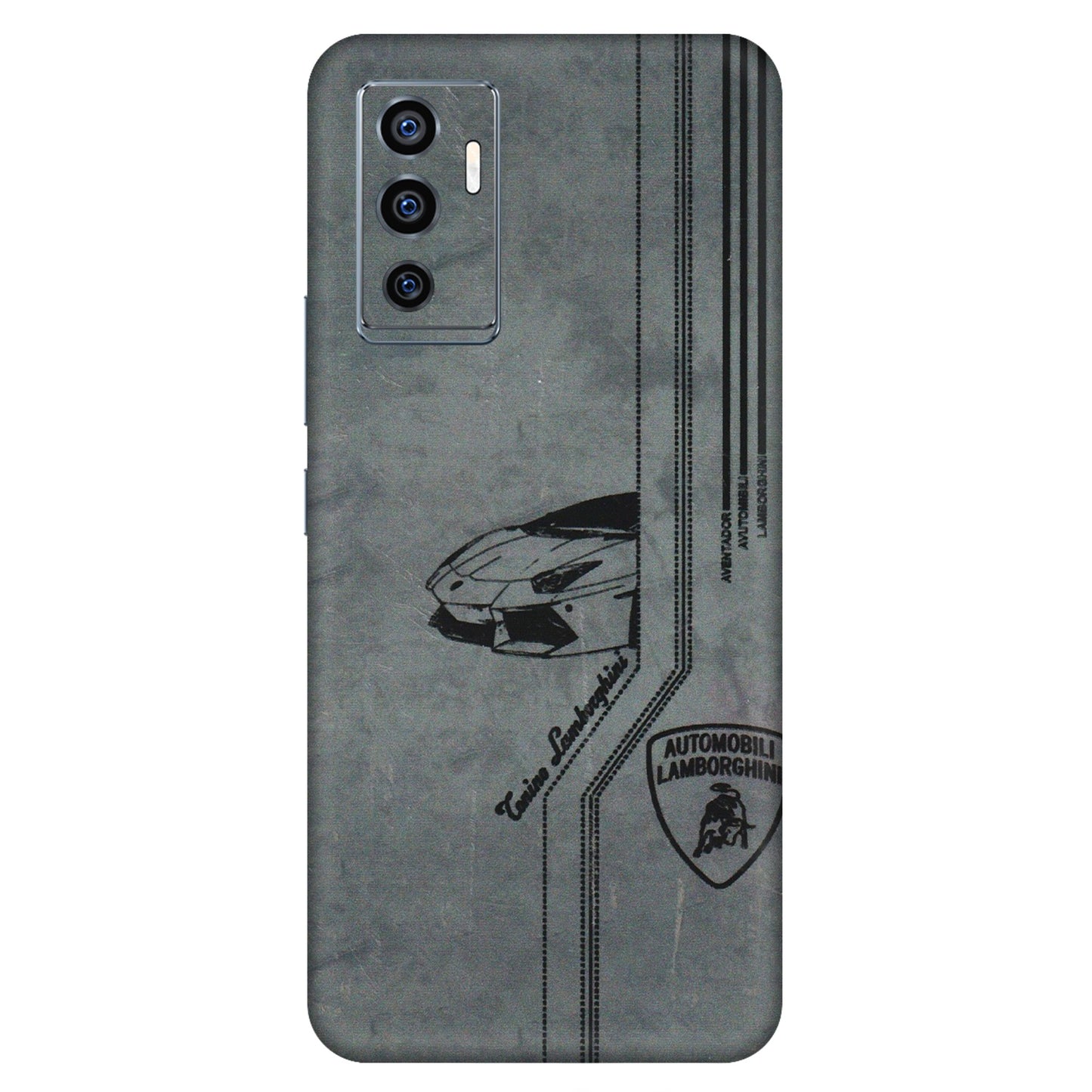 VIVO Z/V/X/T/U/S Series Phone Skins (All Models) - New Lamborgini Aventador - 3D Embossed Finish (L-321) Vivo V23e (5G)