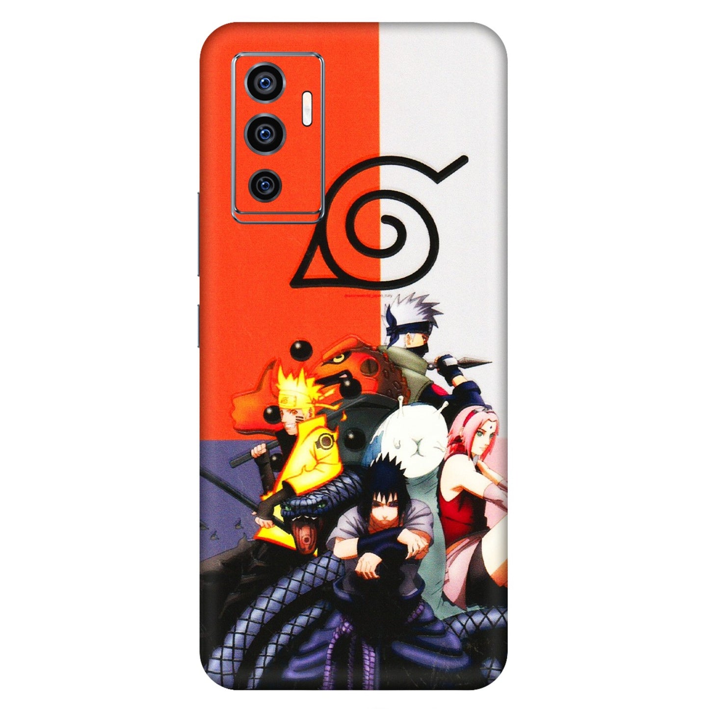 VIVO Z/V/X/T/U/S Series Phone Skins (All Models) - Naruto Final Fight - 3D Embossed Finish (L-33) Vivo V23e (5G)